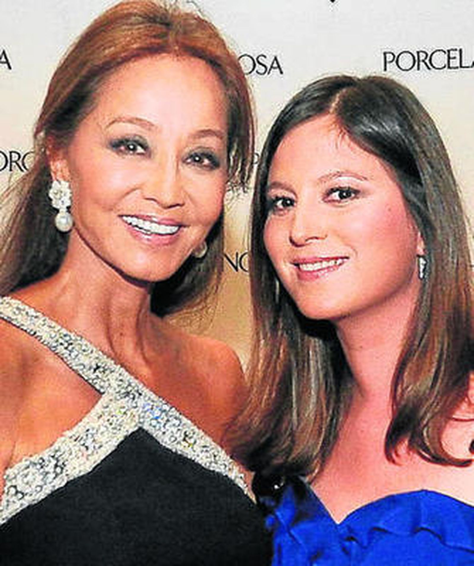 Chabeli con su madre, Isabel Presyler.