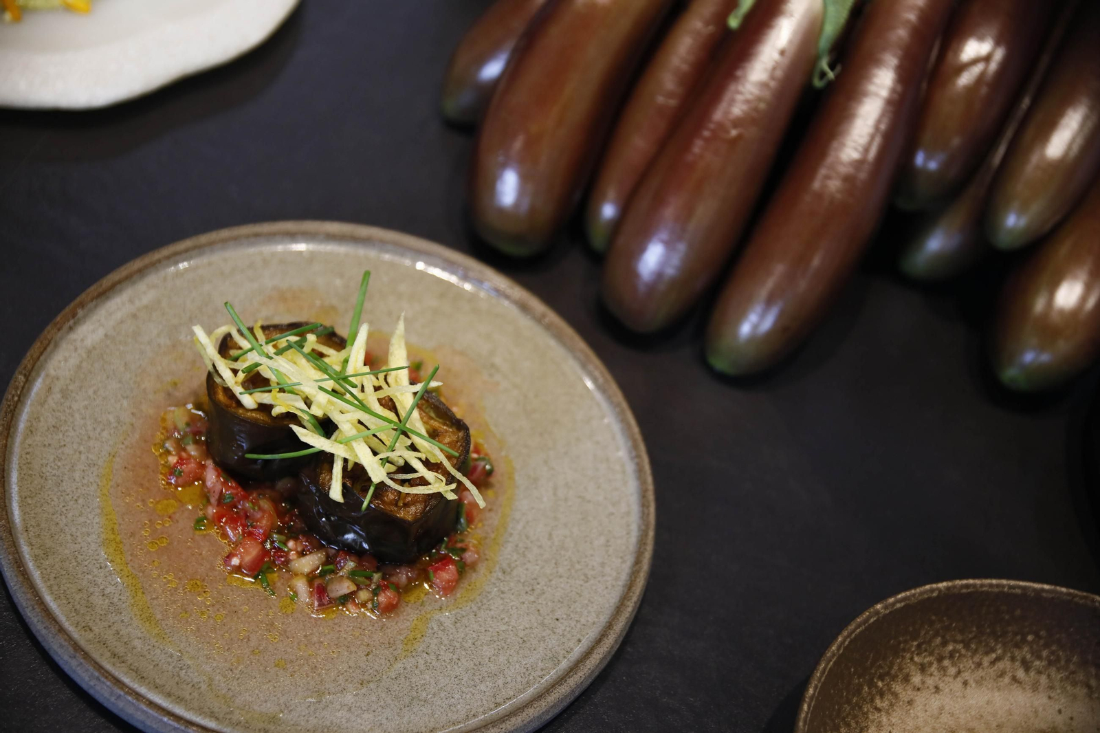 Las imágenes de una nueva variedad de berenjena en Almería
