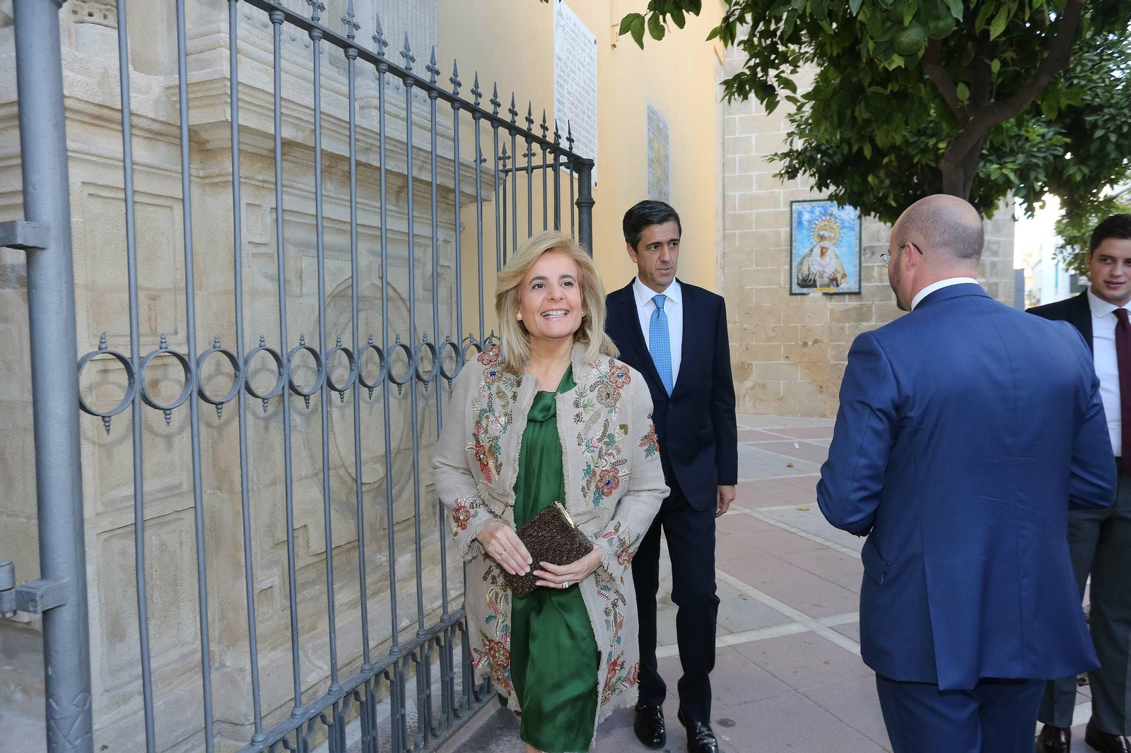 Boda de Lorenzo Amor e Irene Galisteo en la Basílica de La Merced