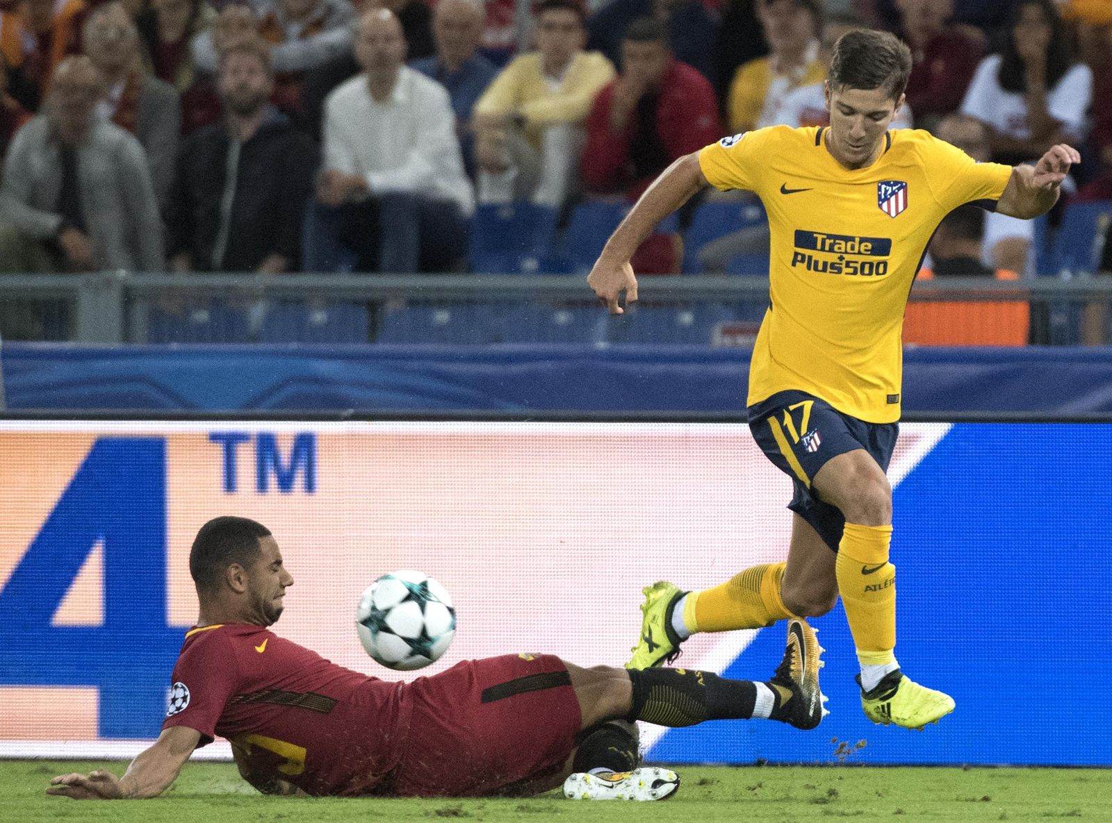 El Roma-Atlético de Madrid, en imágenes