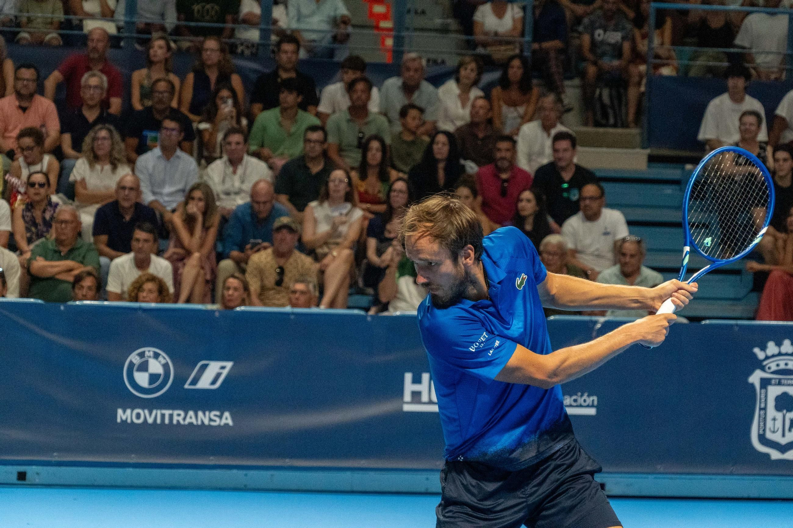 Imágenes de la final masculina de la Copa del Rey de tenis entre Daniil Medvedev y Alejandro Davidovich