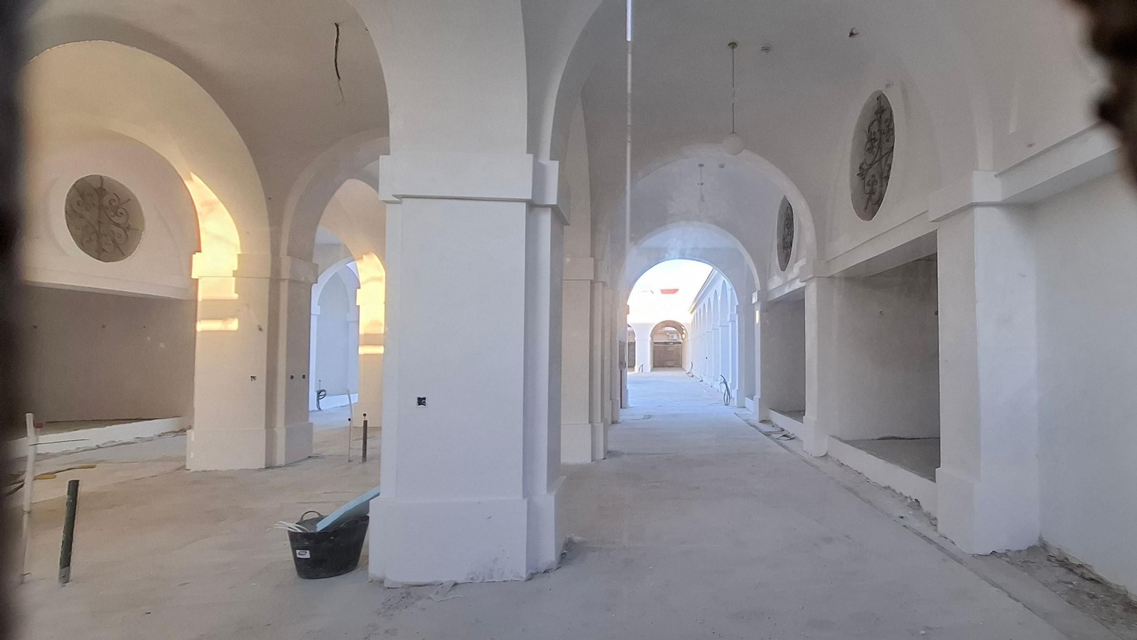 Interior del Mercado de Abastos de Puerto Real tras la reforma