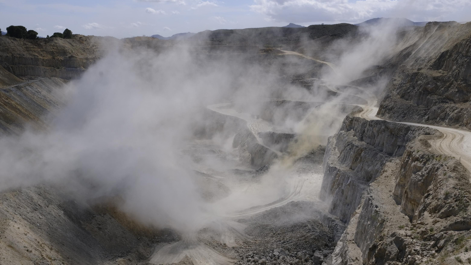 Visita a las canteras de yeso en Sorbas