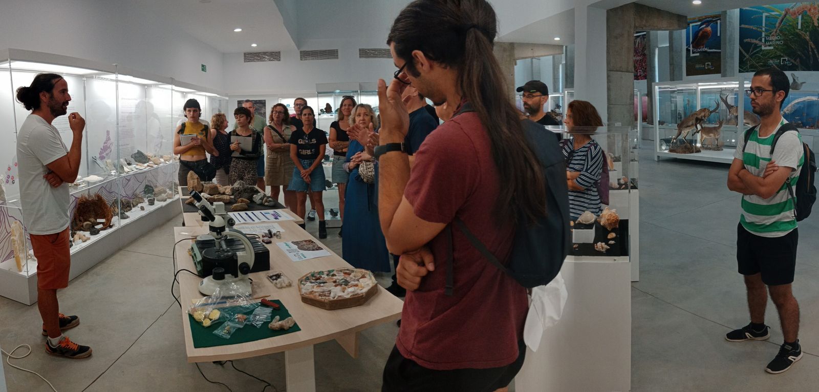 Pabellón de Historia Natural de la Universidad de Almería, donde se imparten talleres, charlas y se puede visitar una gran exposición