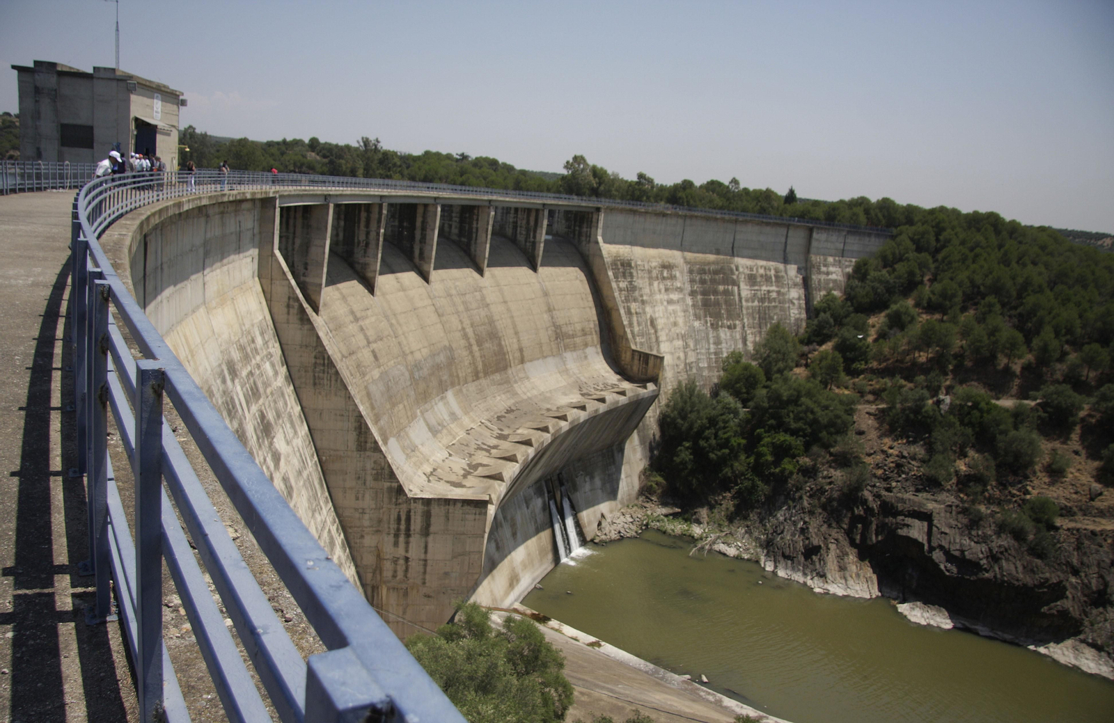 Embalse del Gergal, donde Emasesa tiene previsto construir una planta hidroeléctrica.