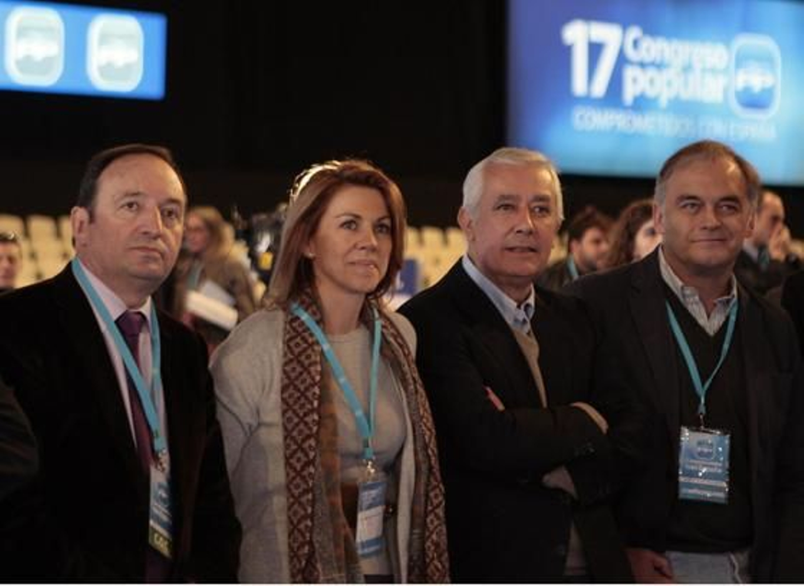 De Cospedal y Arenas ultiman los preparativos antes del inicio del congreso de Sevilla.

Foto: JC Munoz