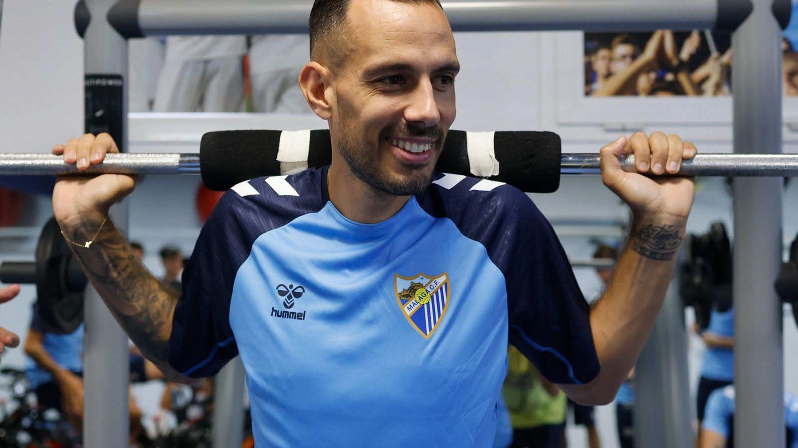 La nueva ropa de entrenamiento del Málaga CF