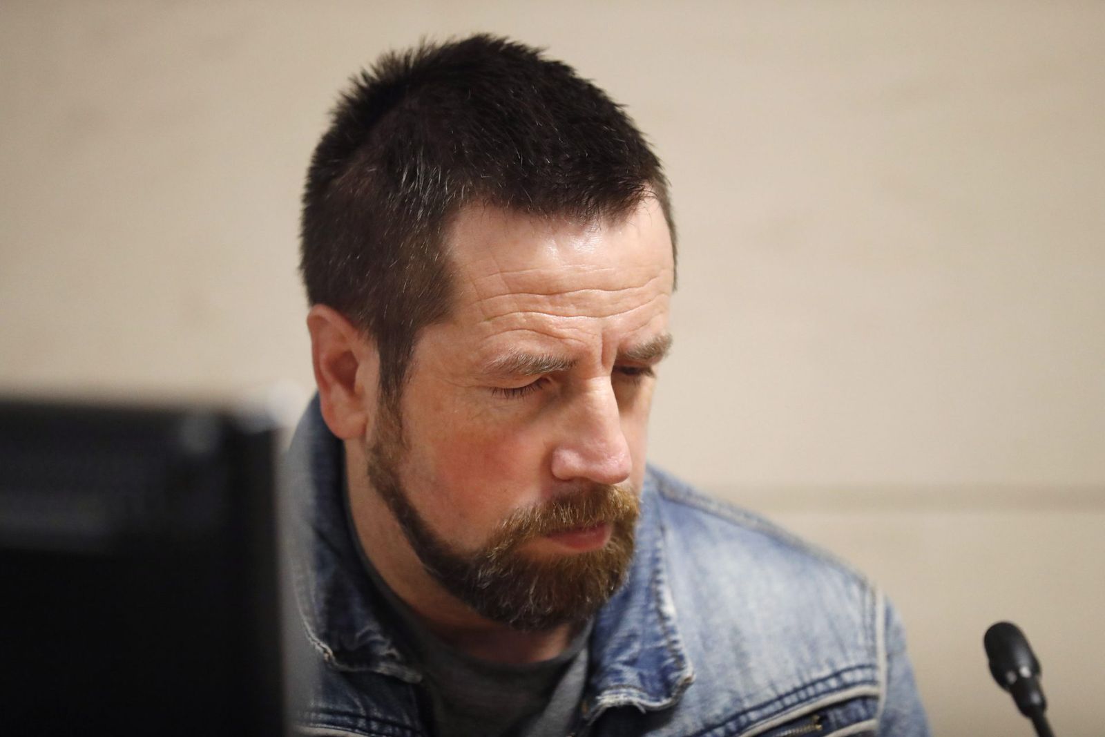 José Enrique Abuín durante la vista