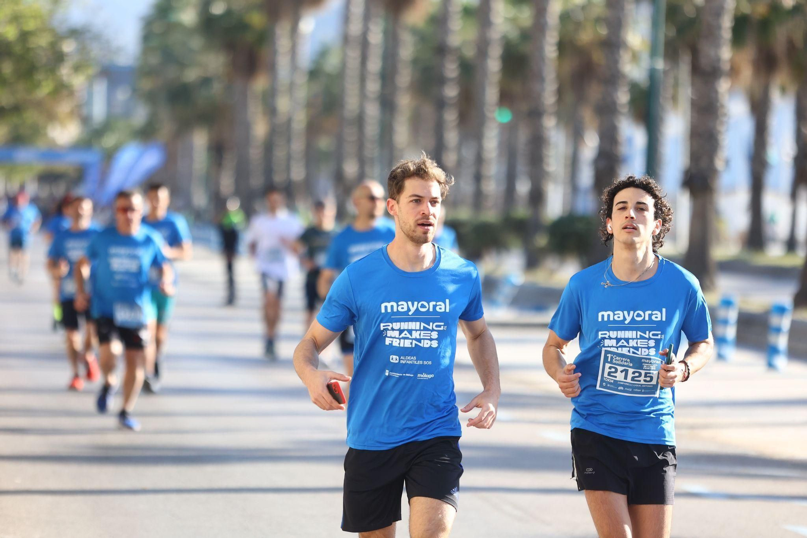 Las mejores fotos de la I Carrera Solidaria Mayoral de Málaga