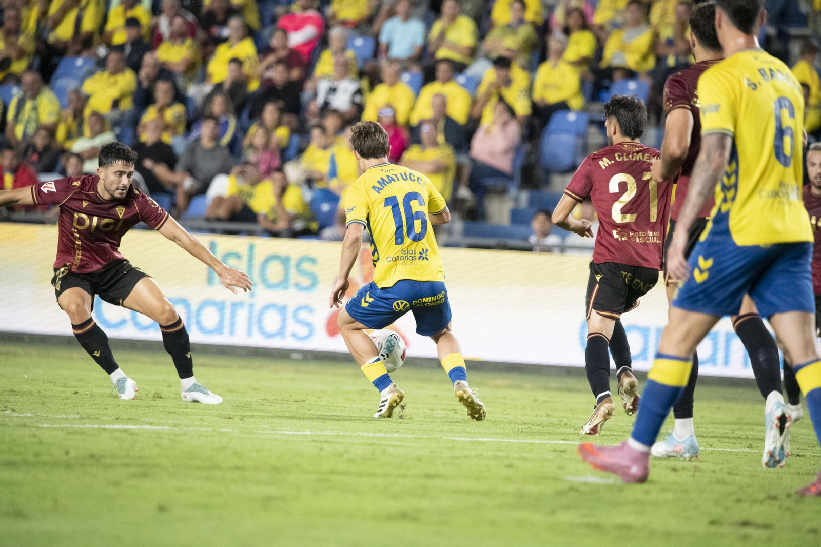 Las imágenes del Las Palmas-Cádiz CF