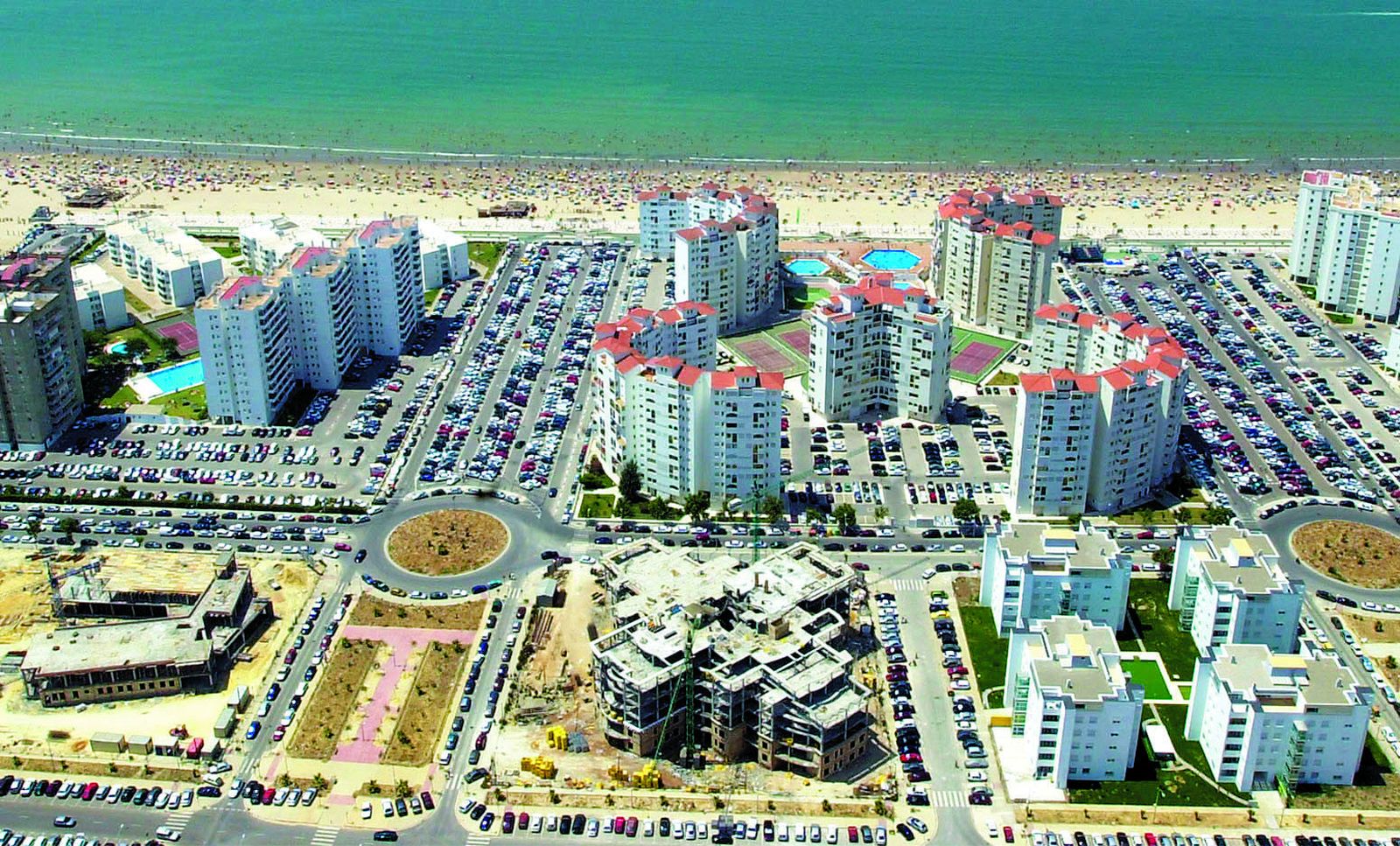 Una vista aerea de Valdelagrana.