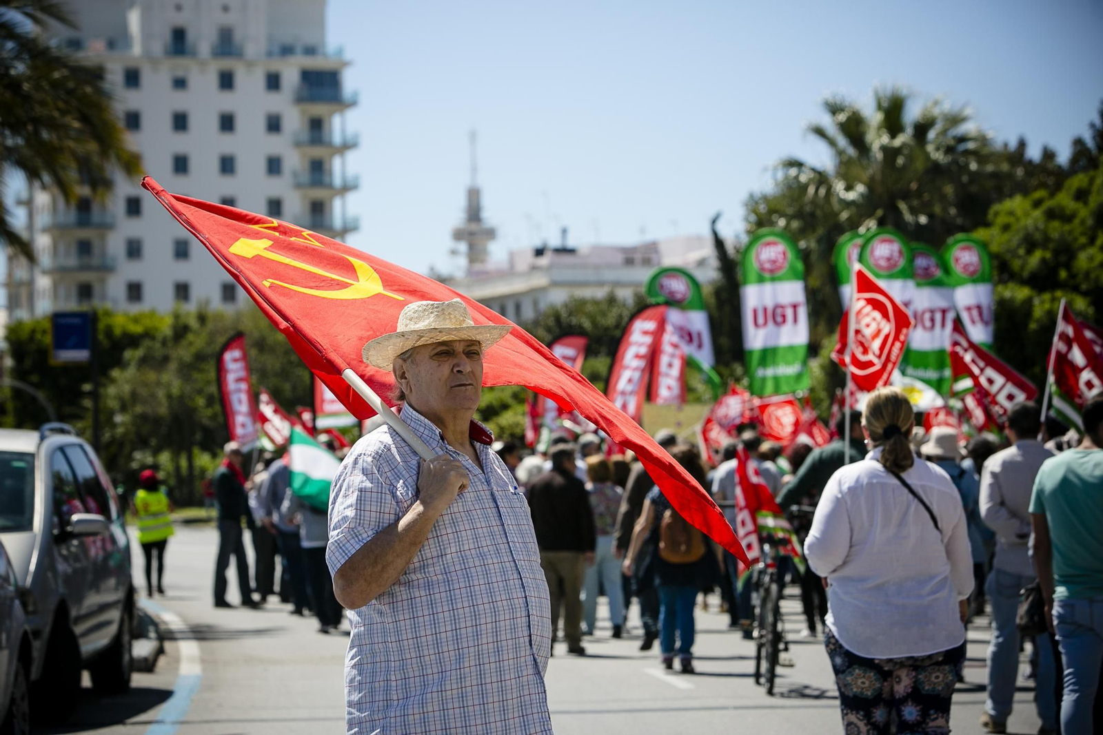Manifestación del 1 de mayo en Cádiz