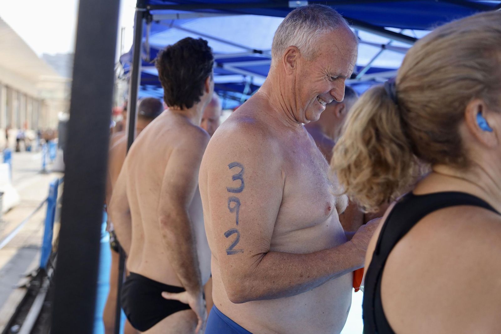 La Travesía a Nado del puerto de Málaga, en fotos