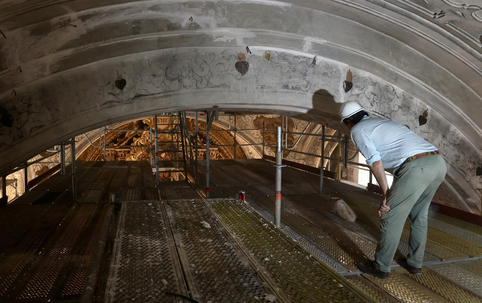 Obras en la Iglesia de La Caridad