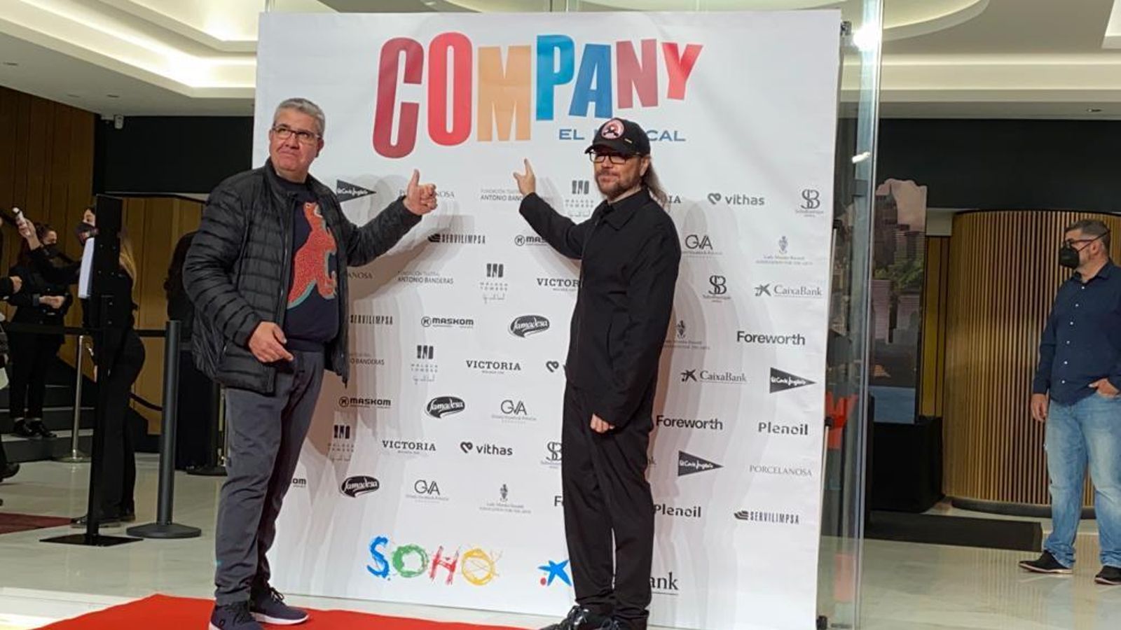 Florentino Fernández y Santiago Segura han cerrado el photocall.