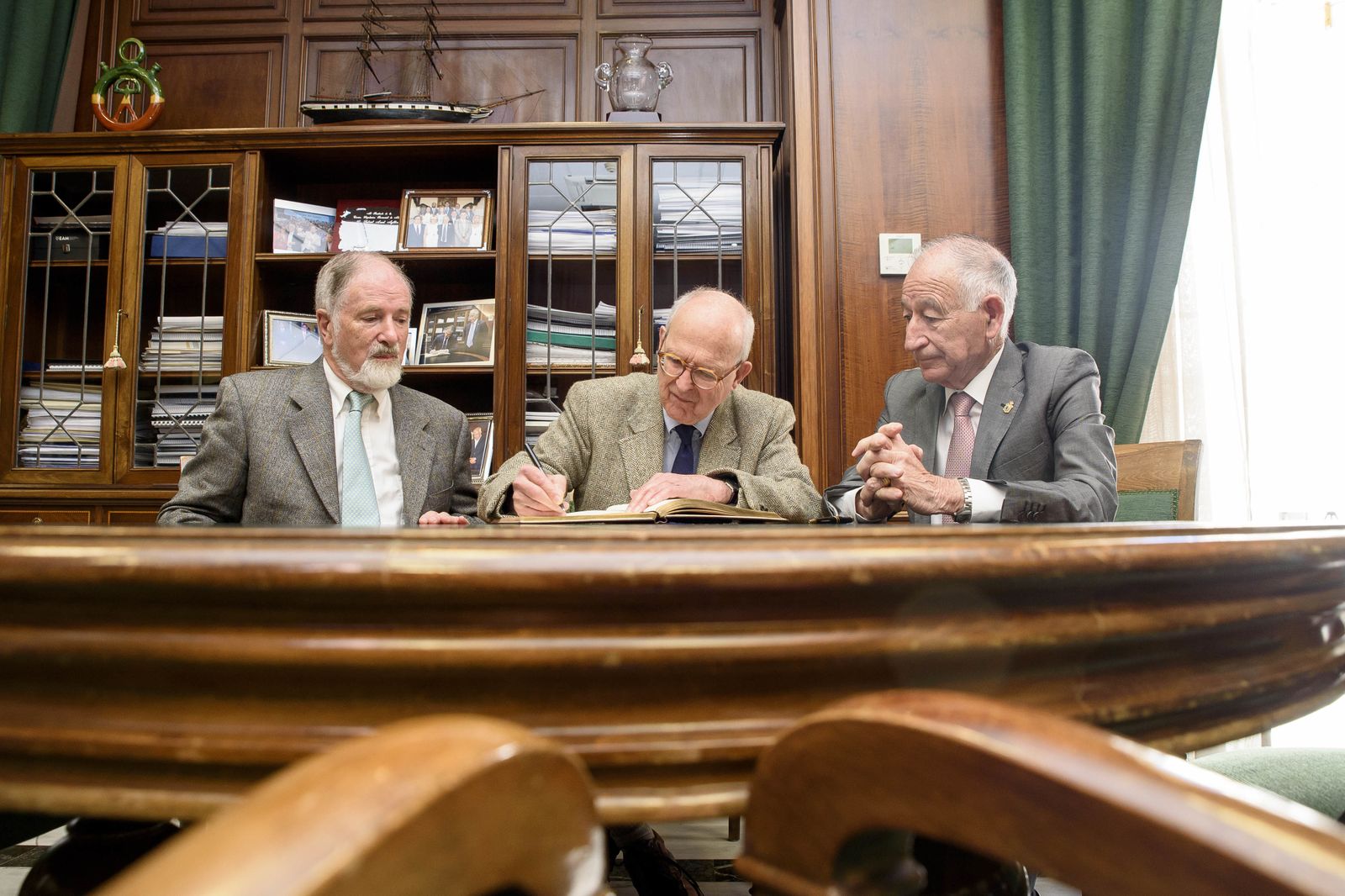 Diputación recibe la visita de Rainer Weiss, Premio Nobel de Física 2017