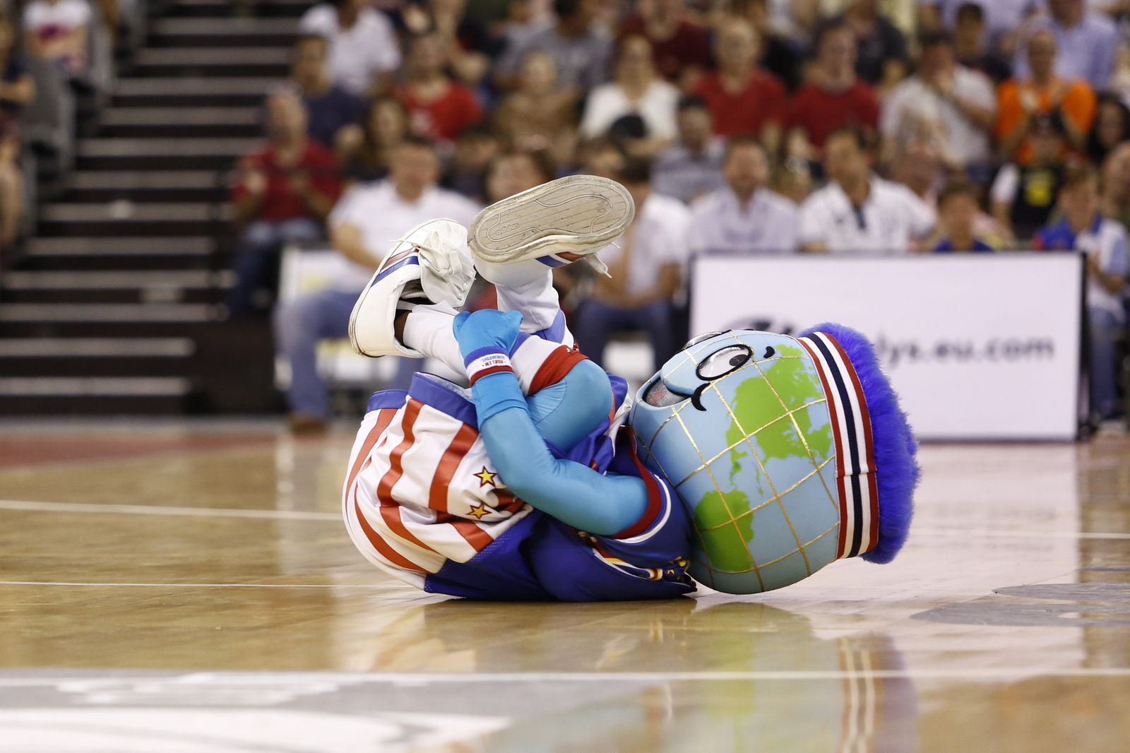 El espectáculo de los Globetrotters inunda el Palacio de Deportes