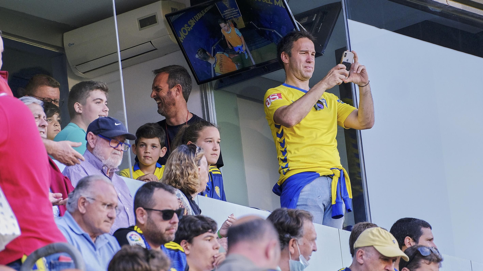 Ambiente  cadista durante el Cádiz CF - Real Madrid