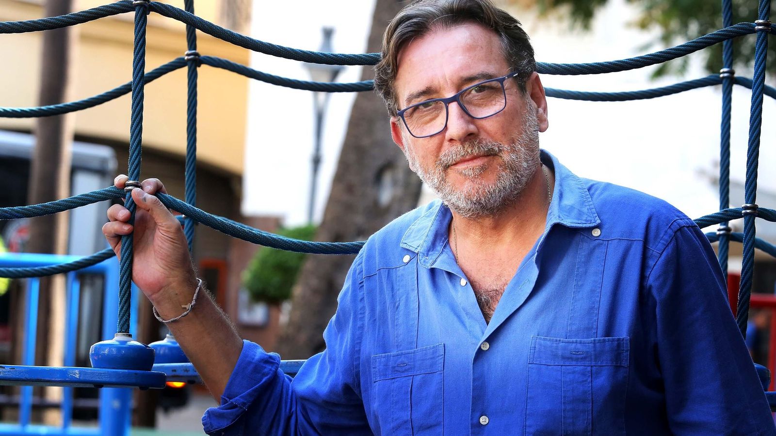 Martín Gómez posando para esta entrevista.