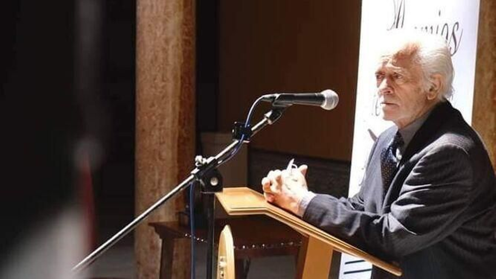 Manolo Sanlúcar, el pasado 15 de mayo en el Palacio Municipal, donde recibió el Premio Internacional de Flamenco.