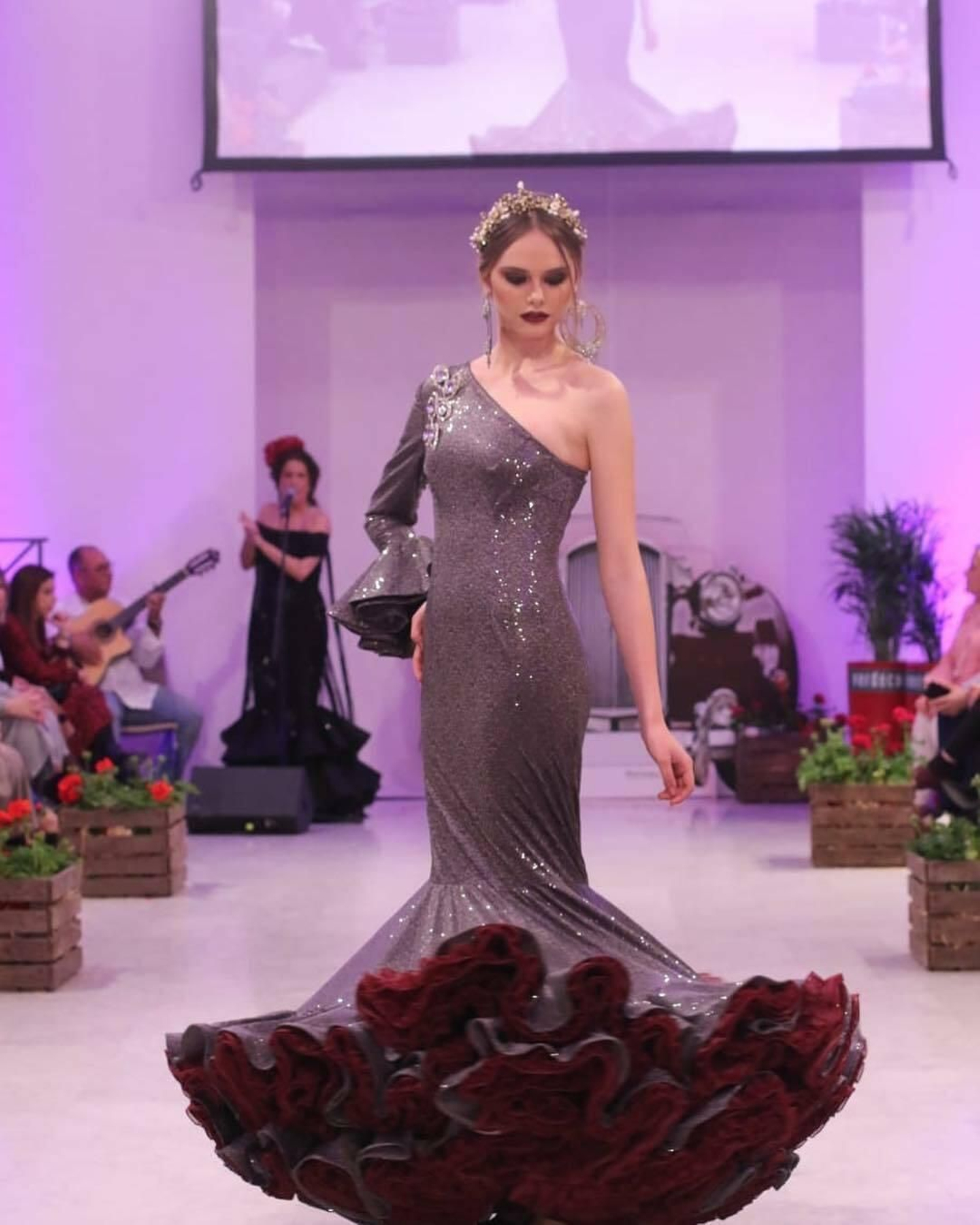 Diseño de F de Frank, en la pasarela FIMAF 2019 de Málaga. Diseño de F de Frank, en la pasarela FIMAF 2019 de Málaga.