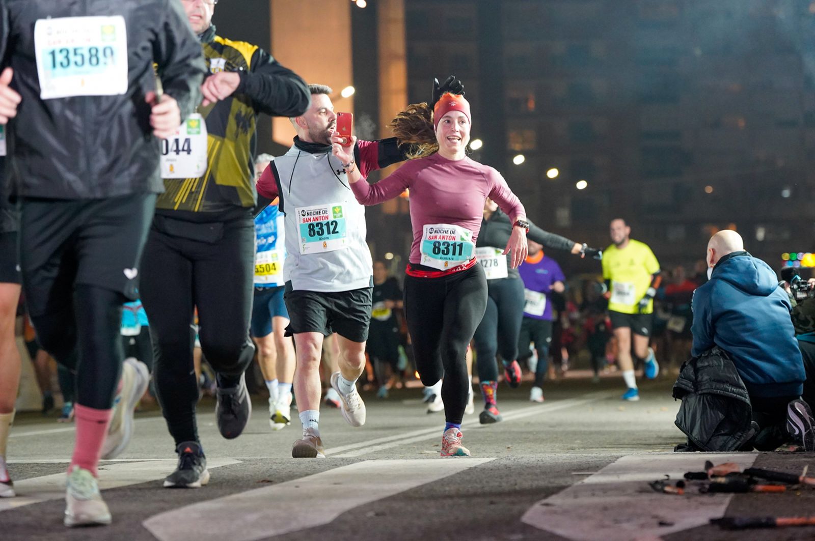 En imágenes: búscate en tu llegada a meta de la Carrera de San Antón 2026 (14)