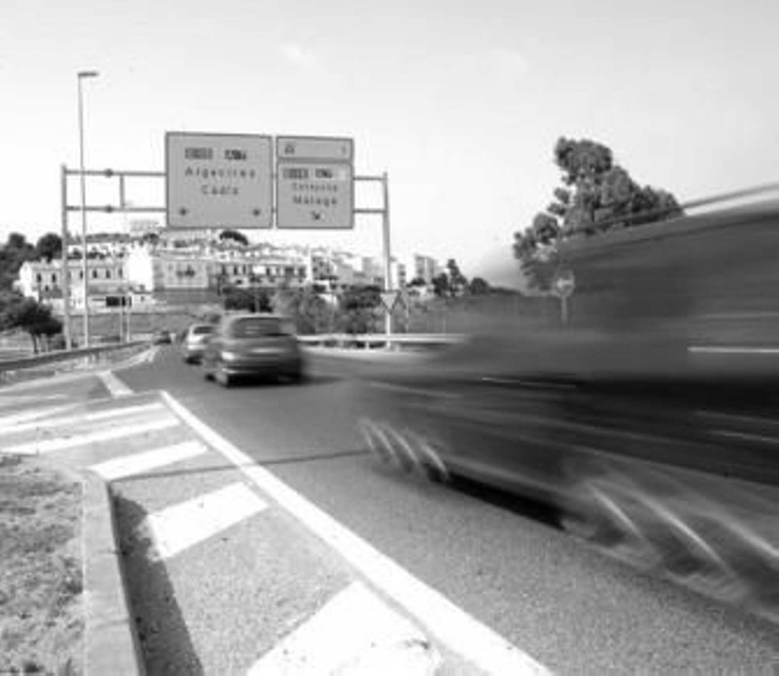 Imagen de la A-7 donde se produjeron los hechos.