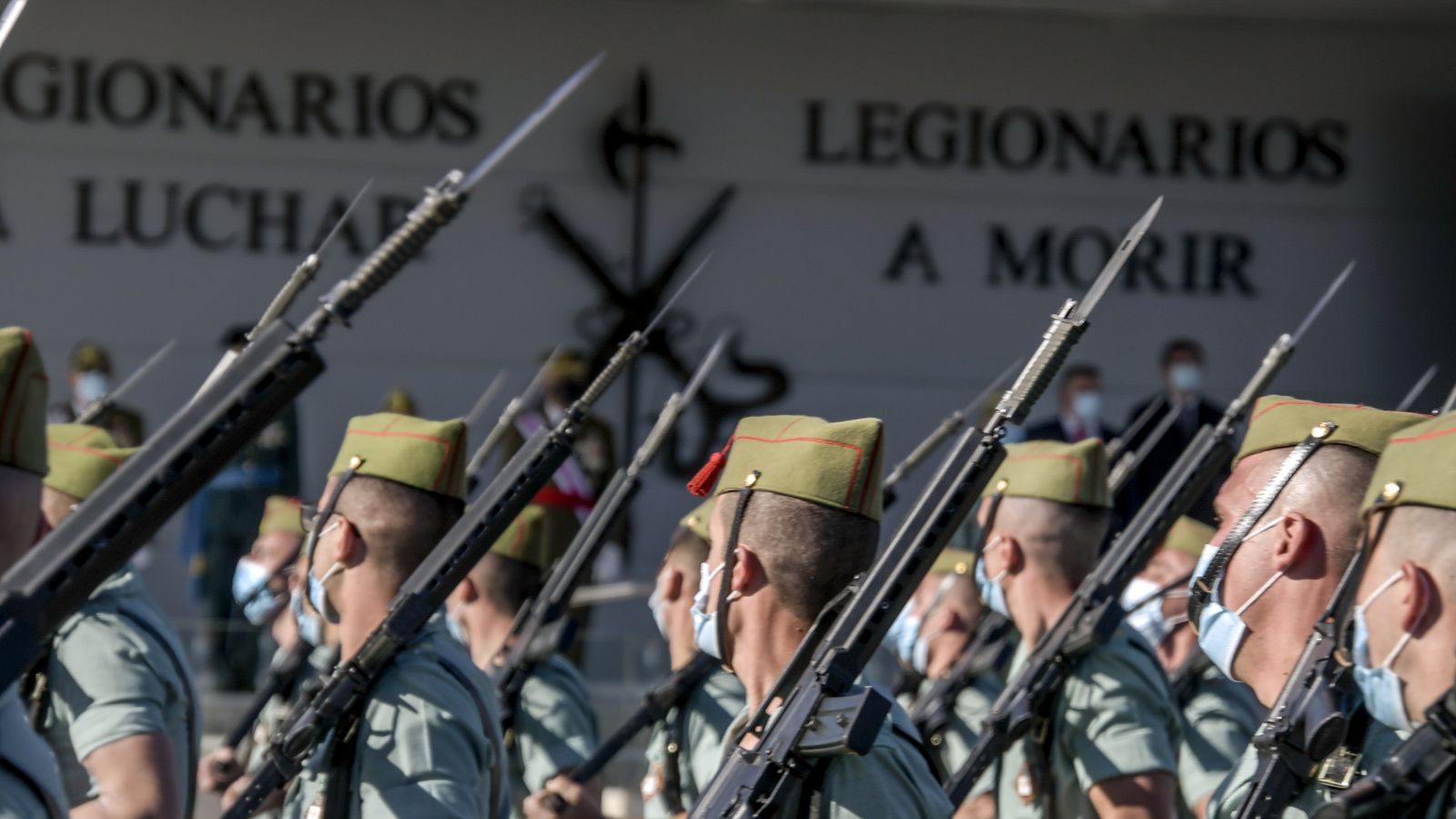 Parada militar en conmemoración de la patrona de Infantería
