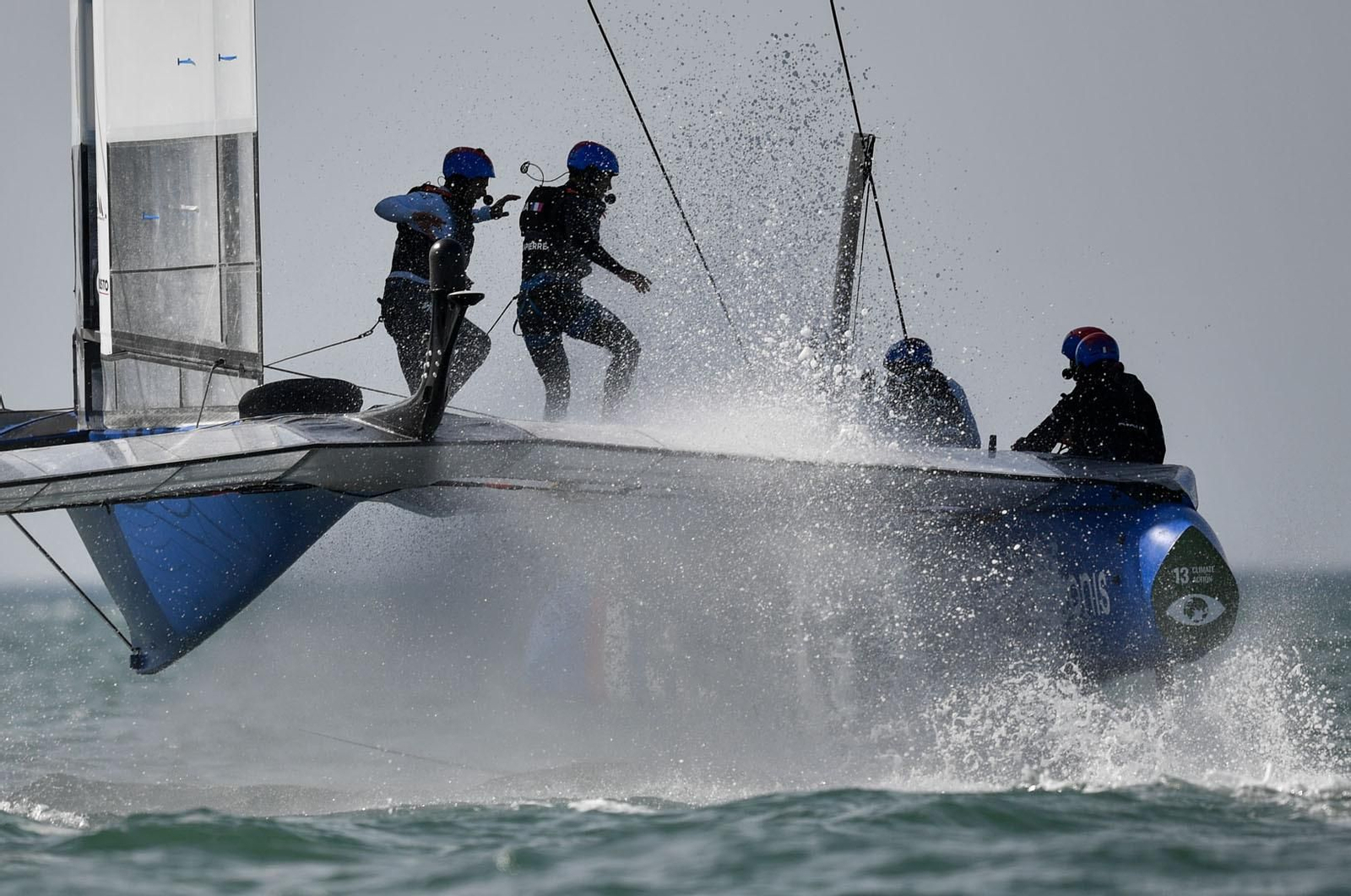 El día a día de la Sail GP en el muelle de Cádiz