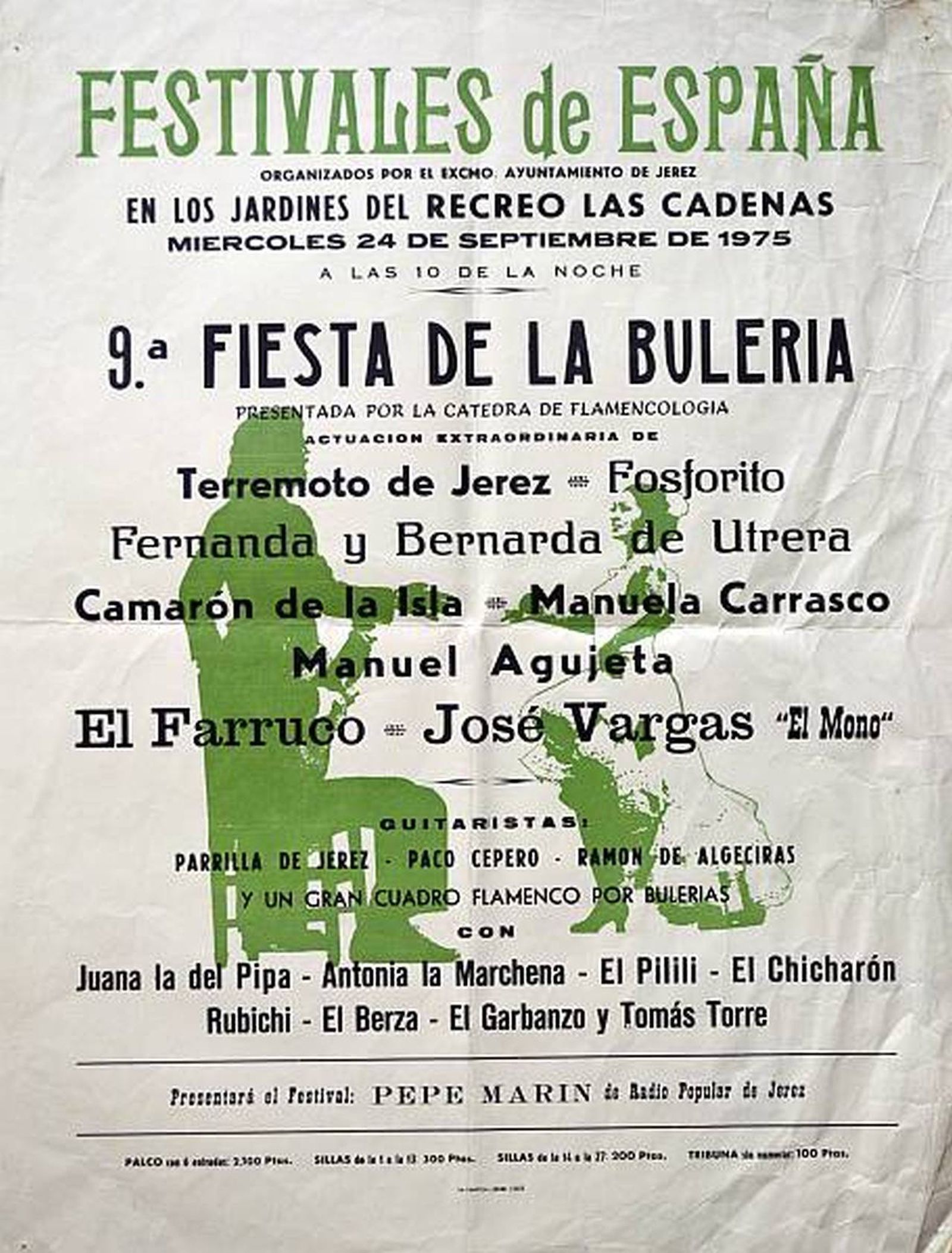 Las fiestas de la Bulería de 1975 y 1984, las últimas grandes suspensiones