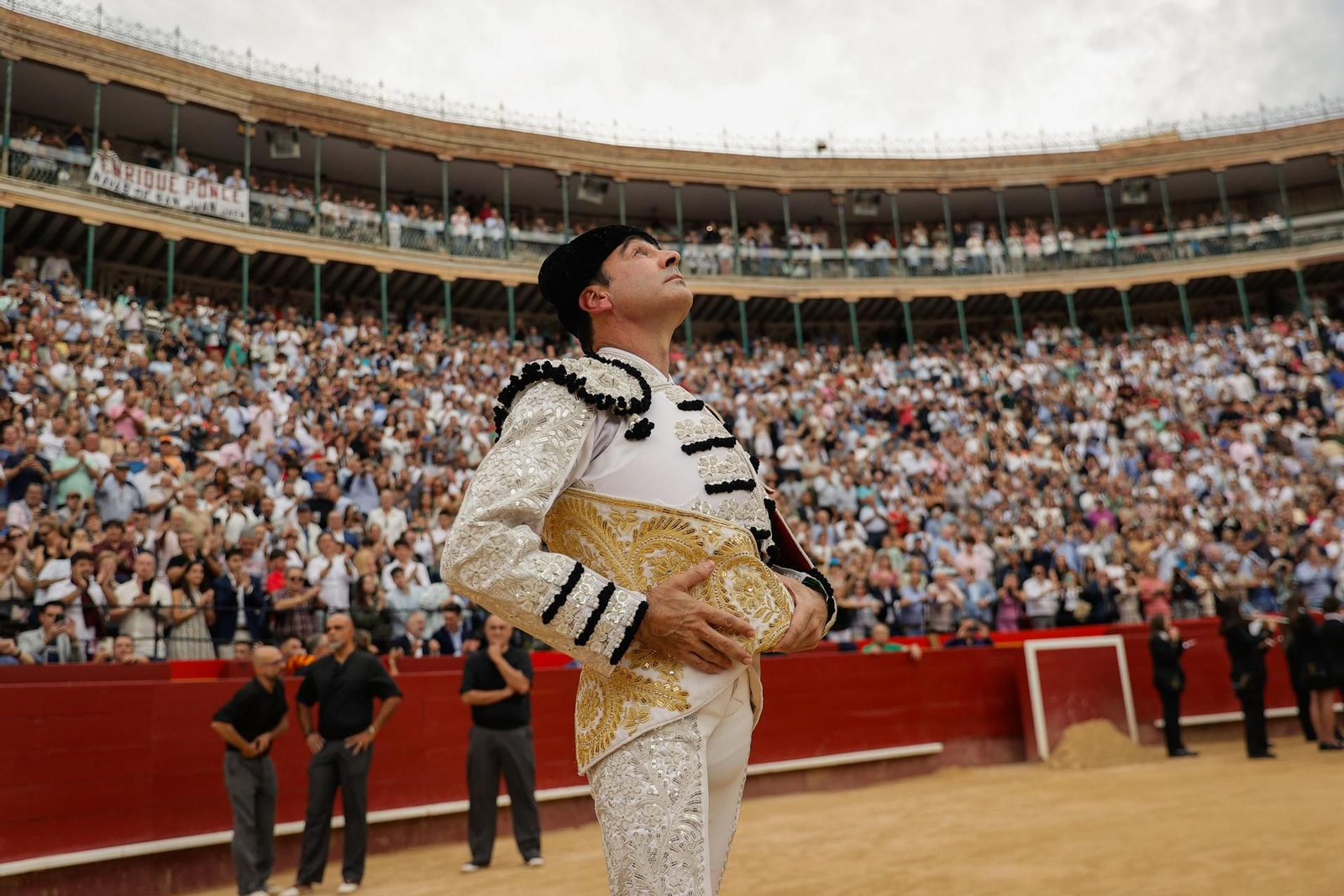 El diestro Enrique Ponce, en su despedida de la Plaza de Toros de Valencia.