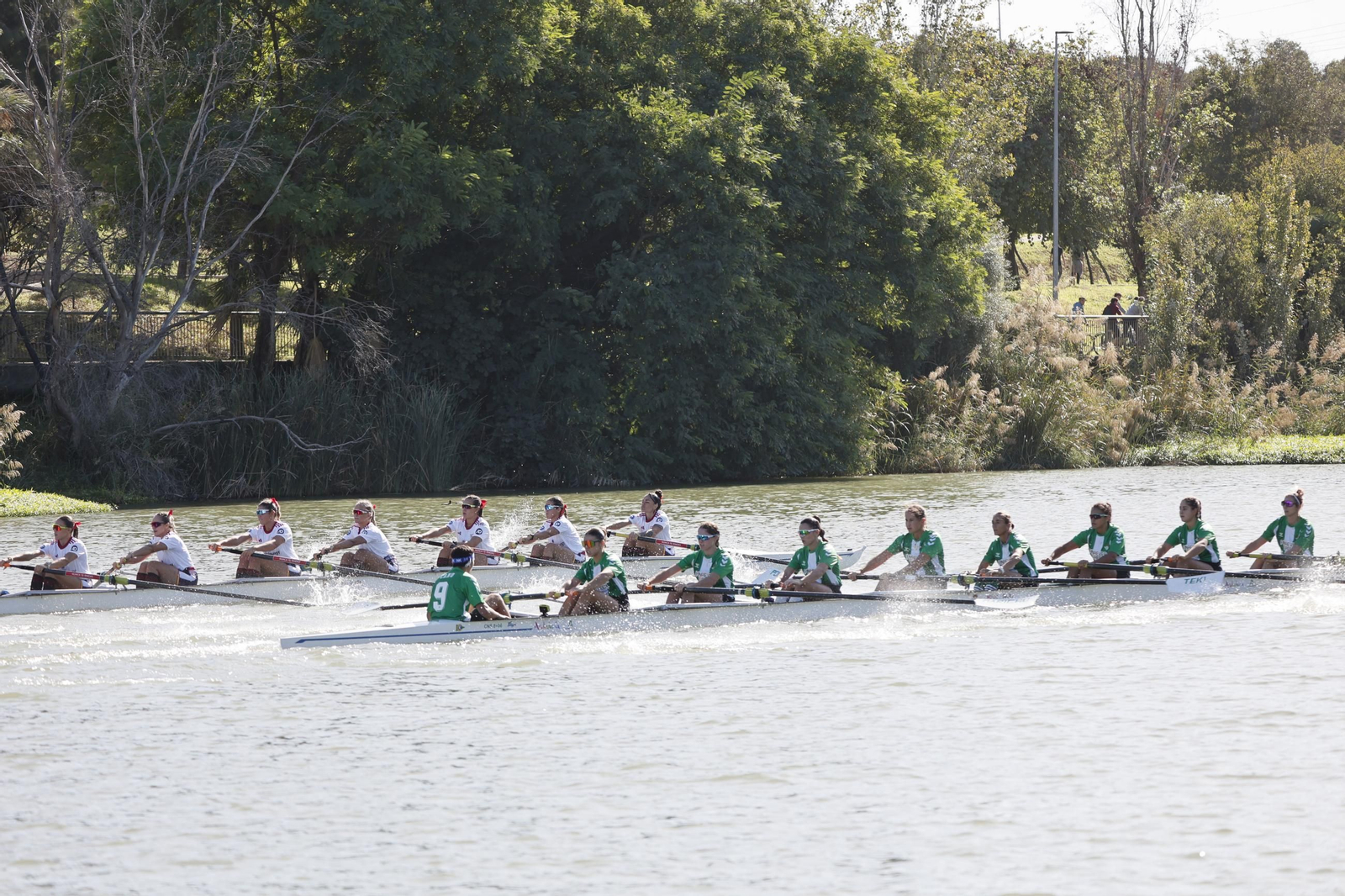 Las imágenes de la regata Sevilla-Betis