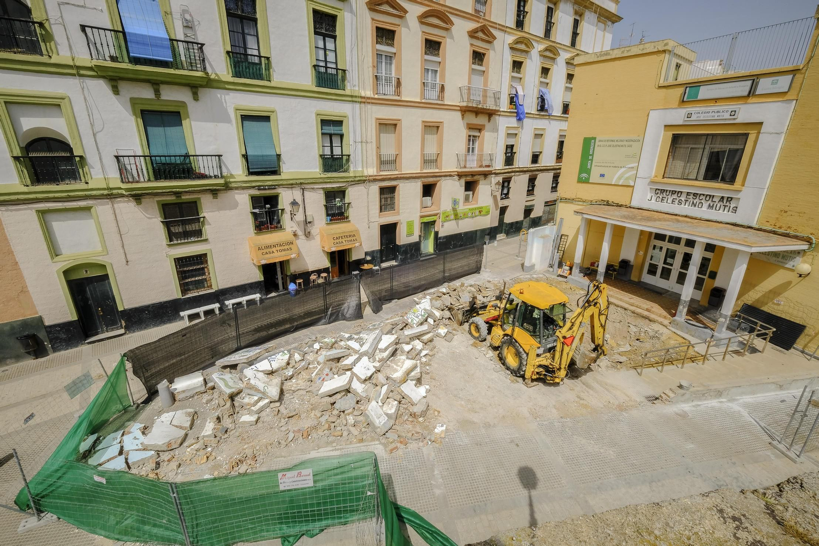El CEIP Celestino Mutis, en una imagen del pasado verano.