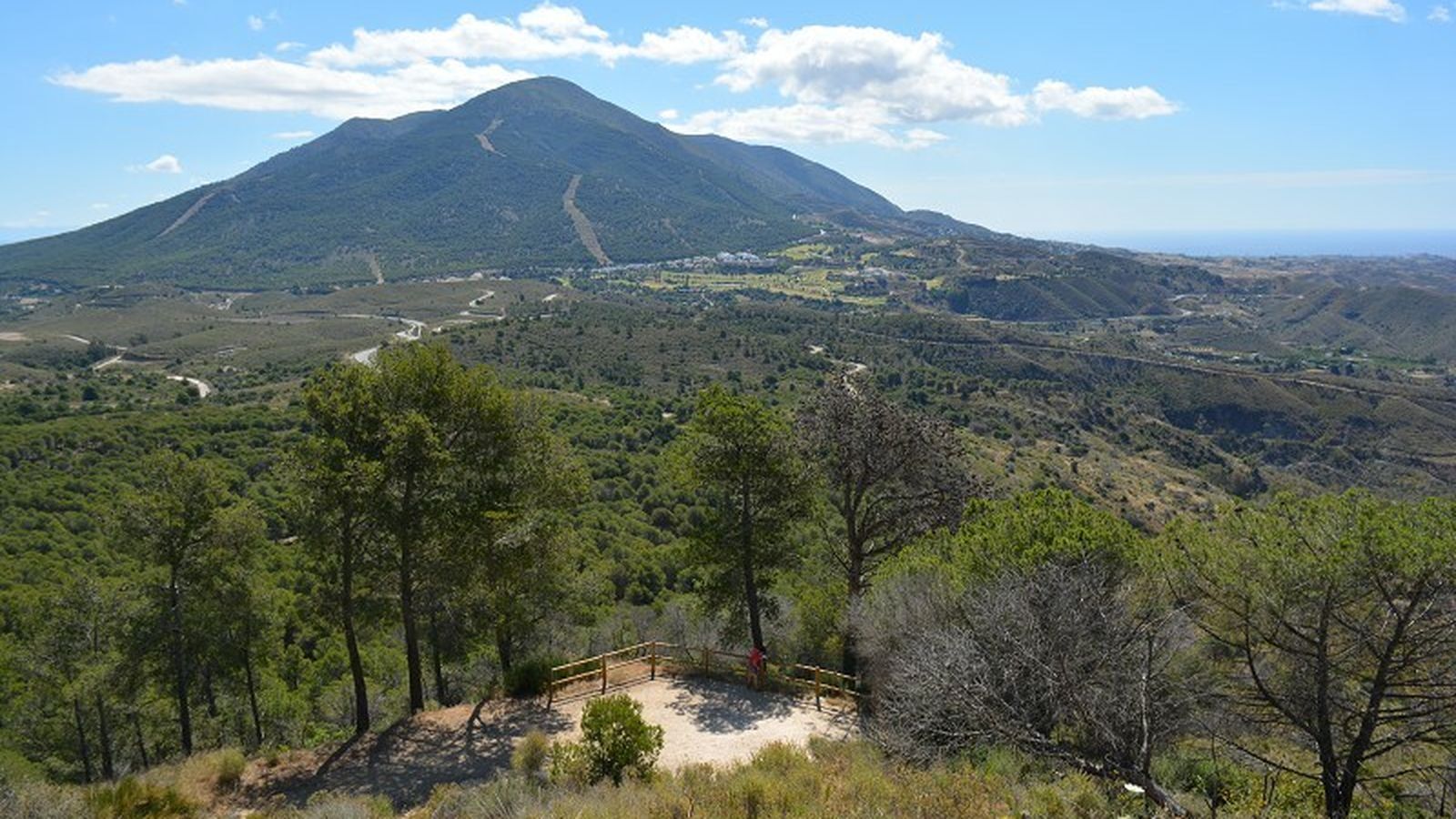 En Coín encontramos este hermoso mirador.
