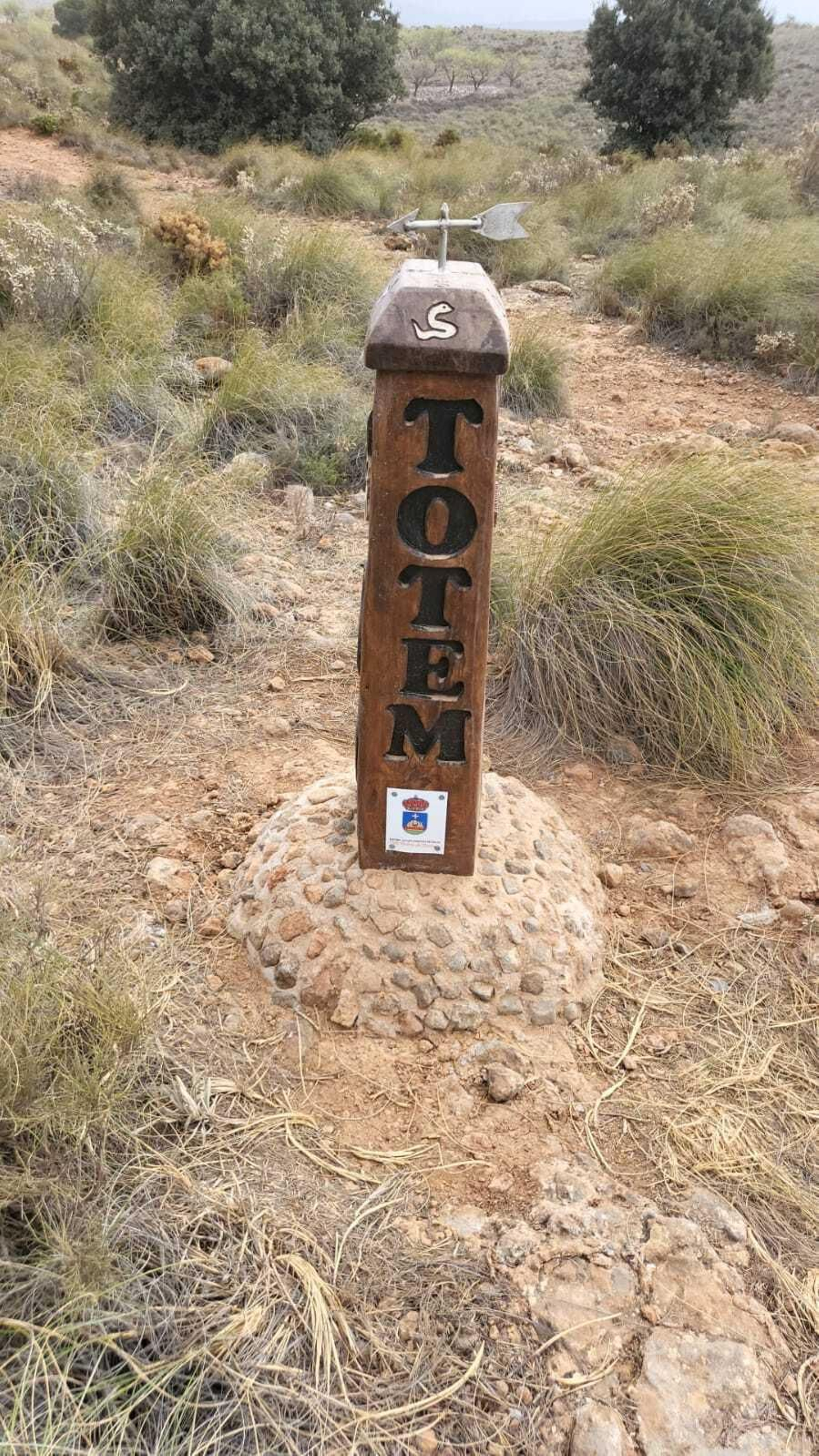 ¿Cómo son los tótems que hay en las sierras de Almería?