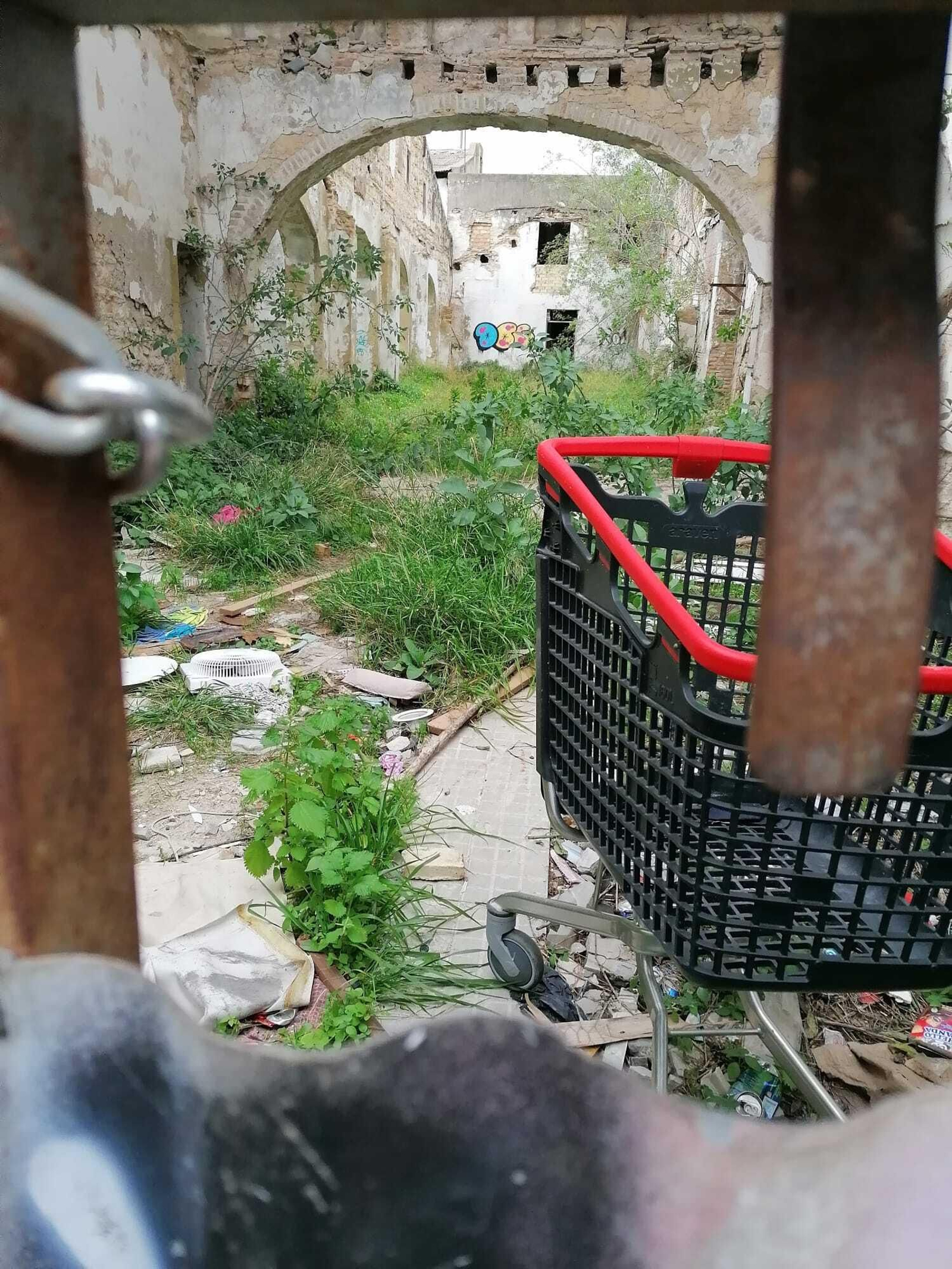 Otra imagen del interior del solar.