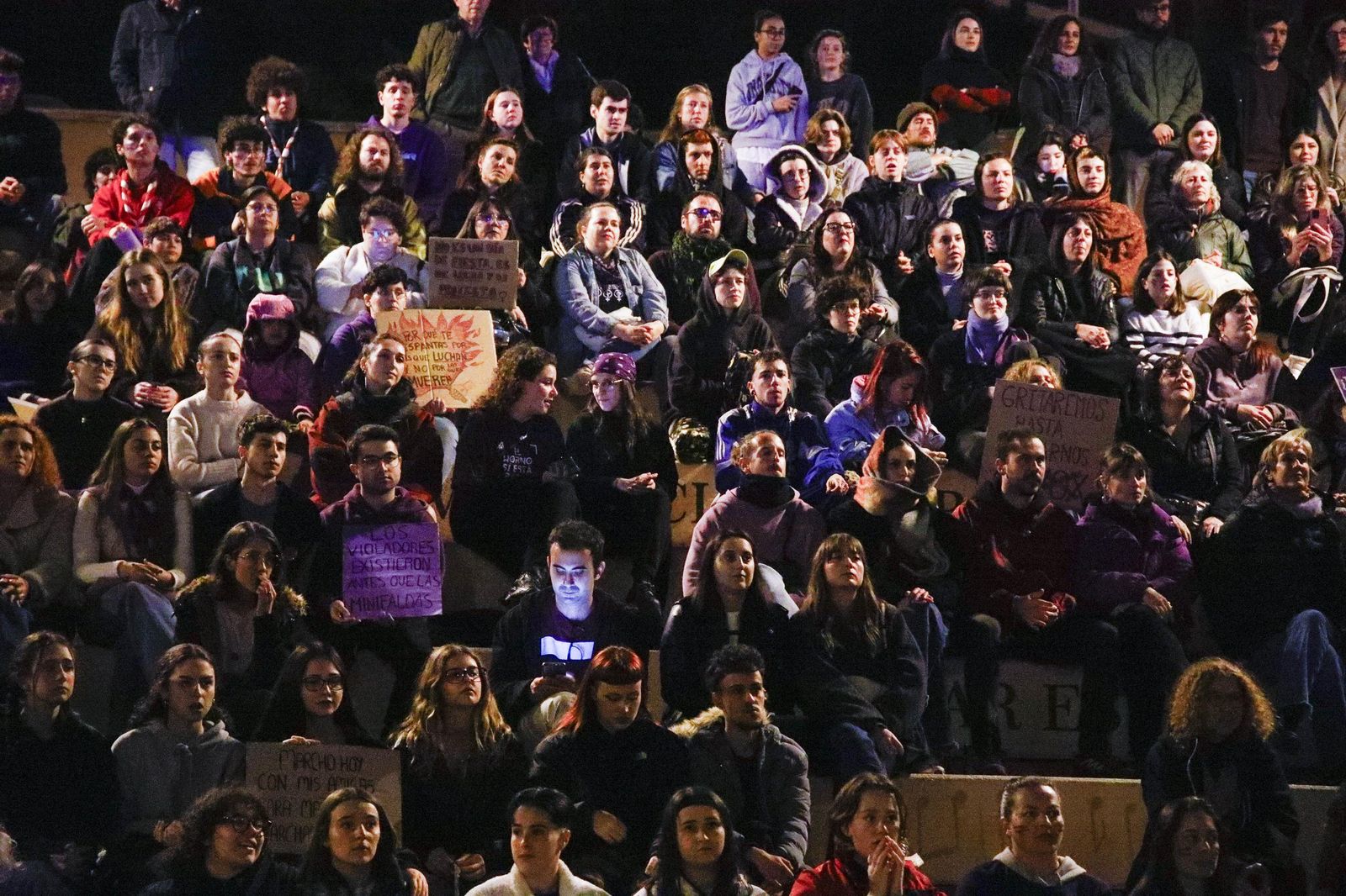 Las imágenes de la manifestación realizada por Asamblea Feminista 8M en Almería