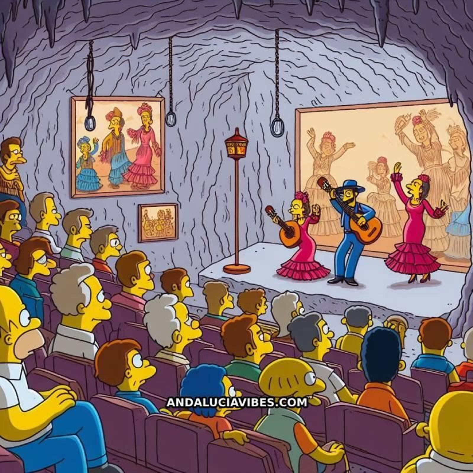 Los Simpson visitan Granada