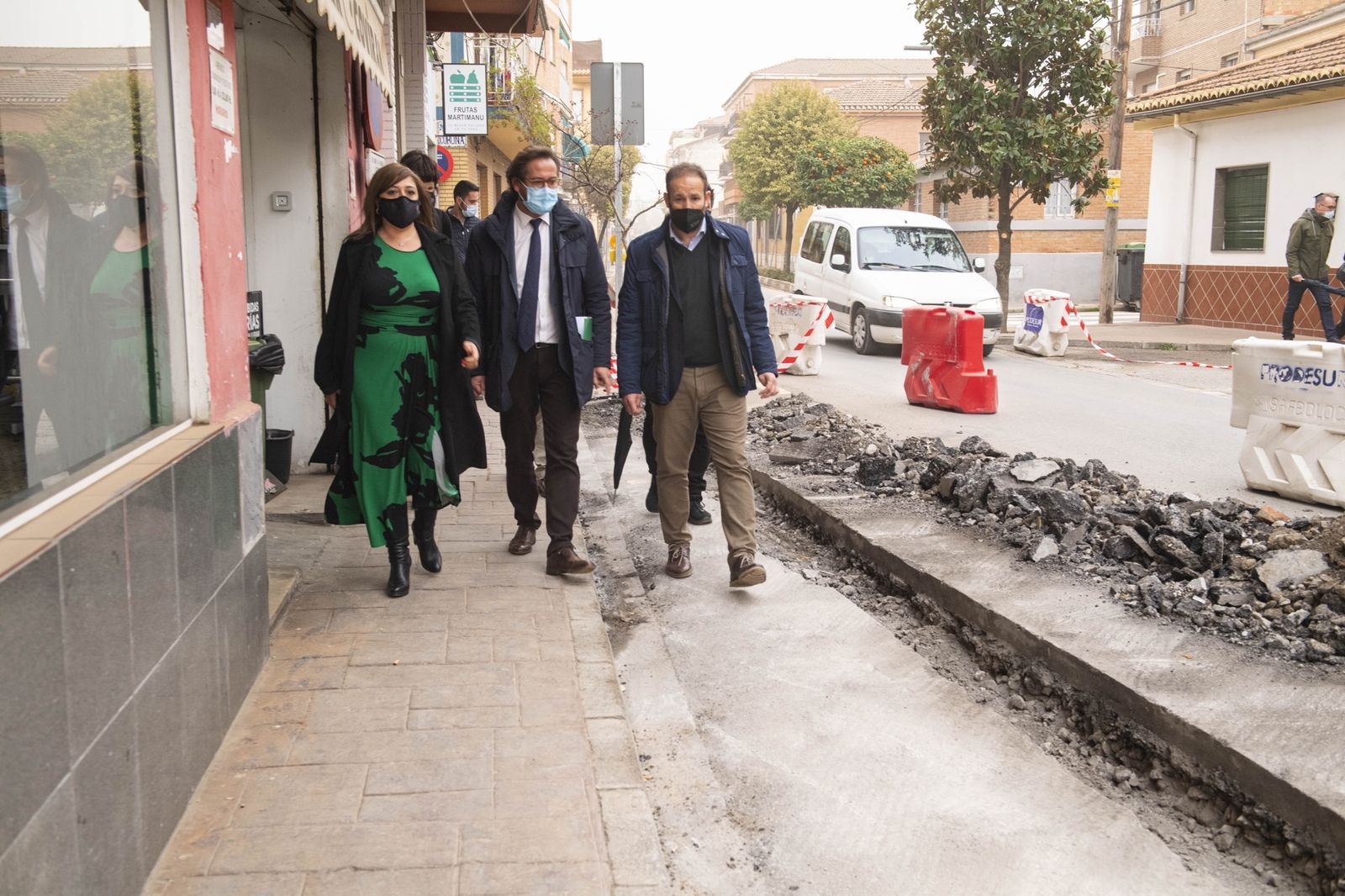 Junta y Ayuntamiento de Armilla comienzan las obras de renovación del barrio de Santa Teresa con un coste superior a los 300.000 euros