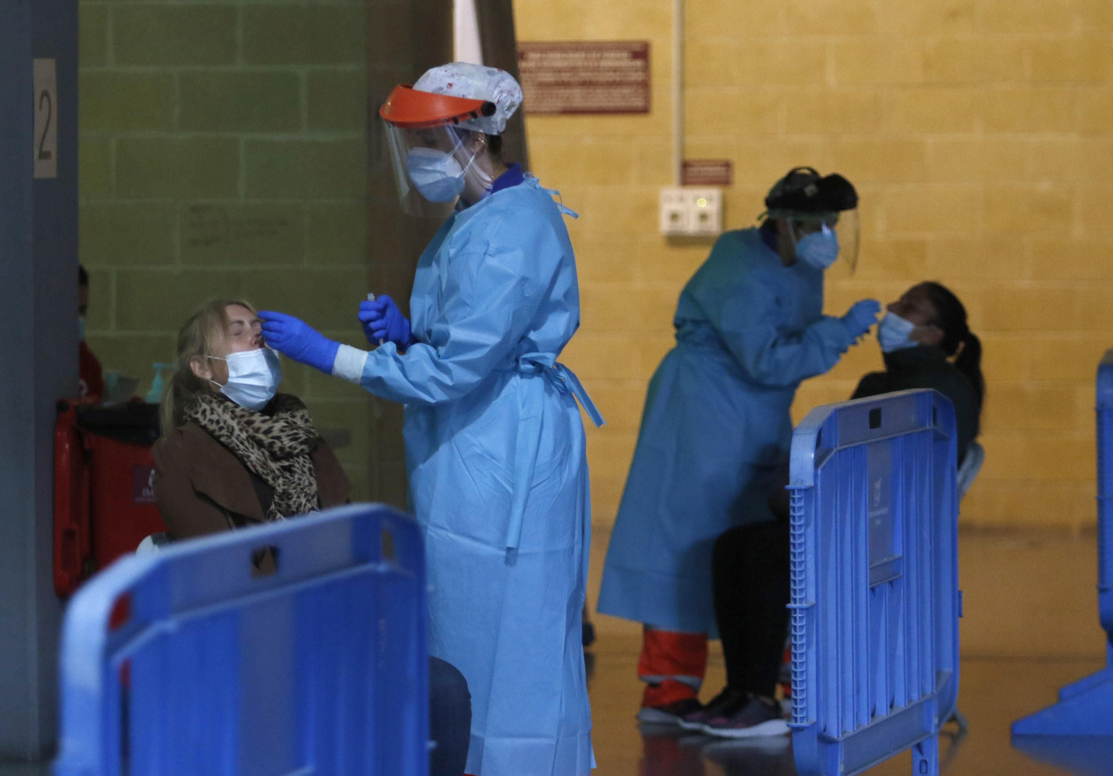 Las fotos del cribado en Vista Alegre