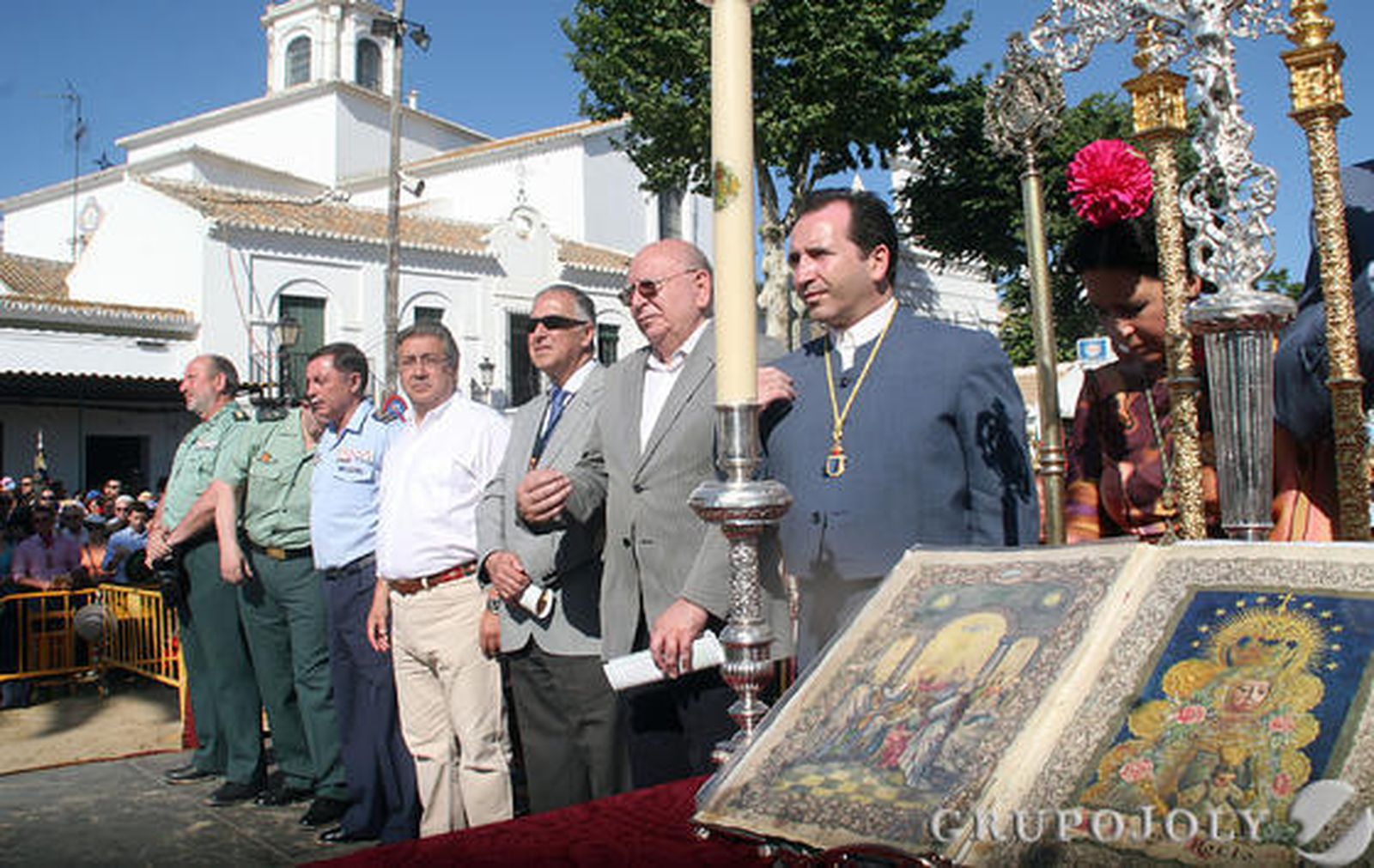 Las imágenes de la misa de romeros