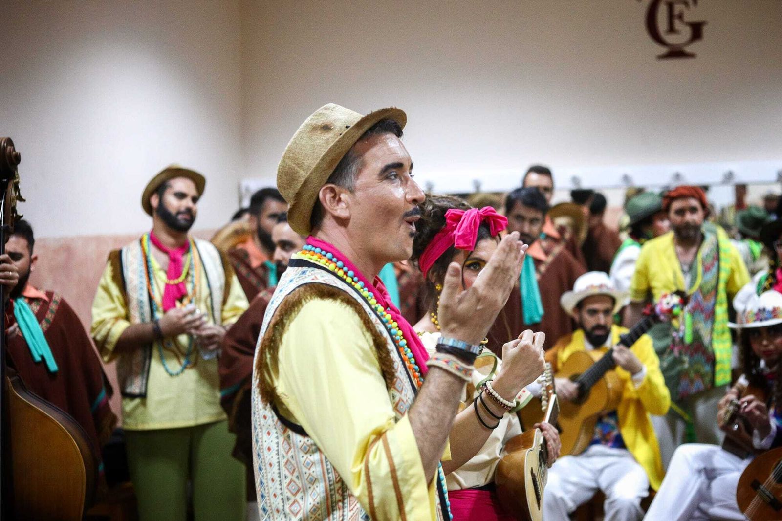 Ambiente en camerinos