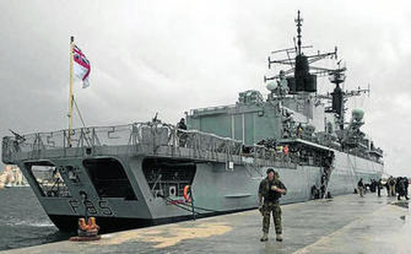 Imagen de la fragata 'Cumberland'.