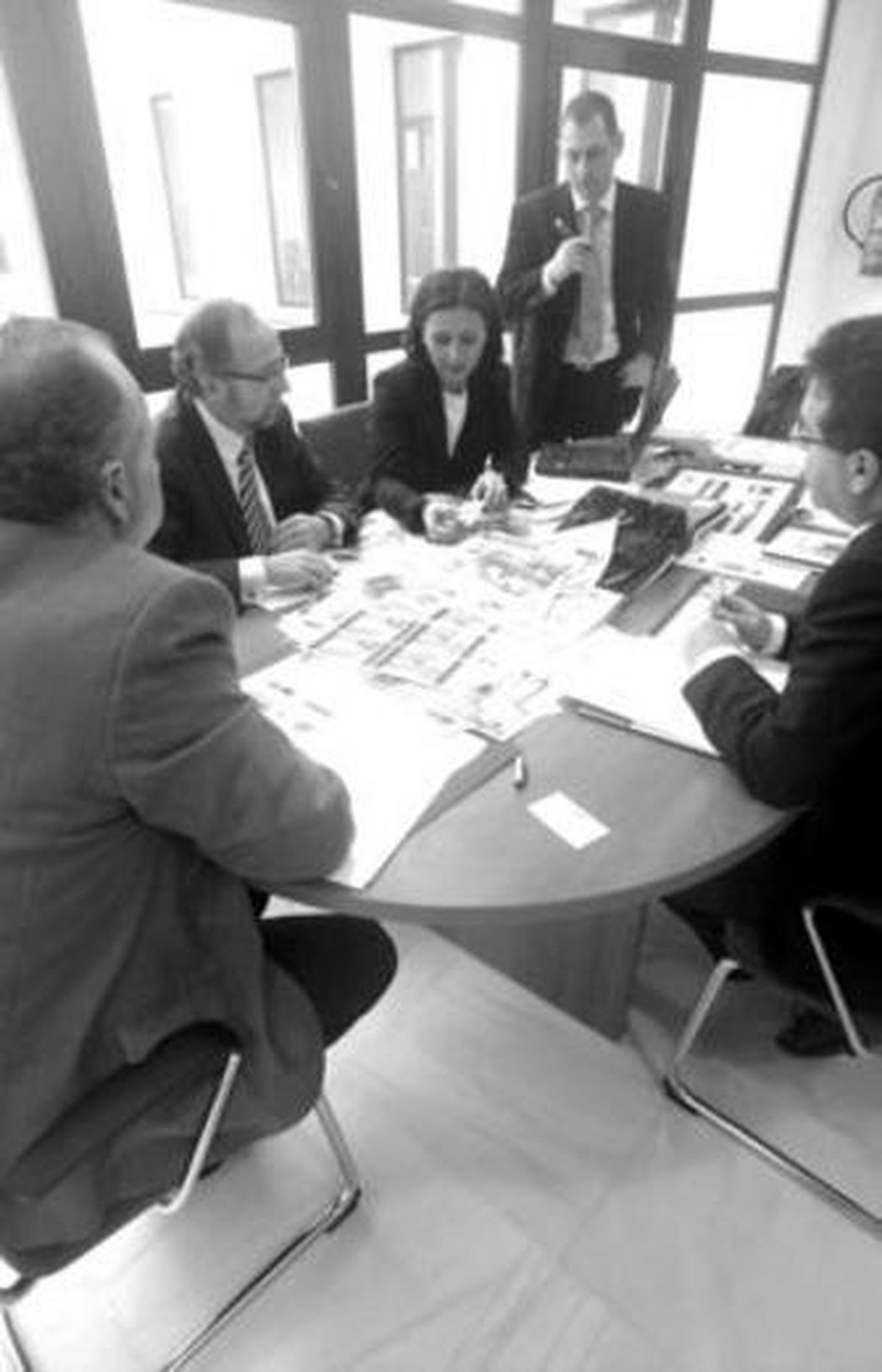 Soto se reunió con el responsable del grupo y la empresa Iveco.