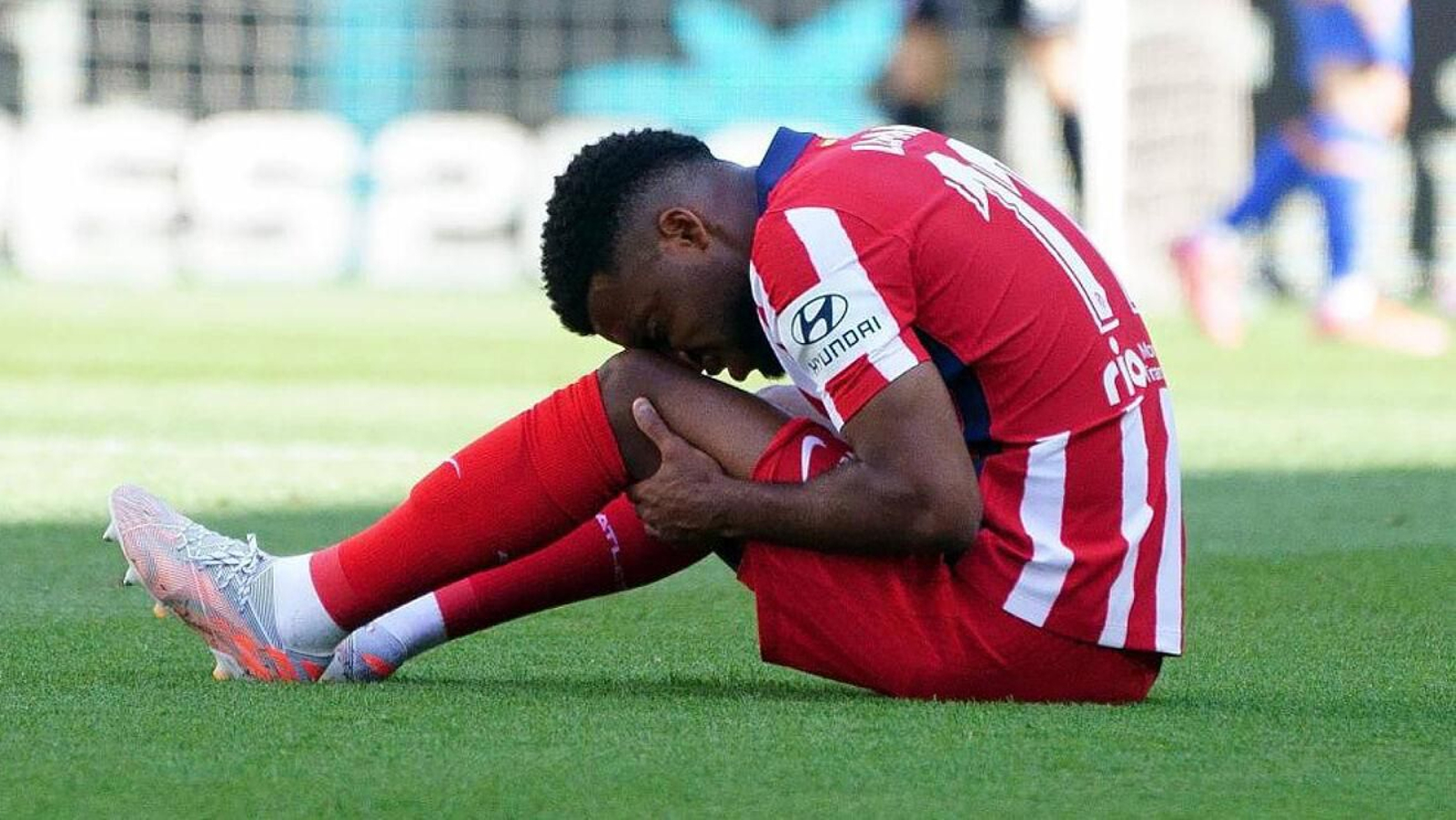 Lemar ha sido el último futbolista colchonero en 'romperse'.