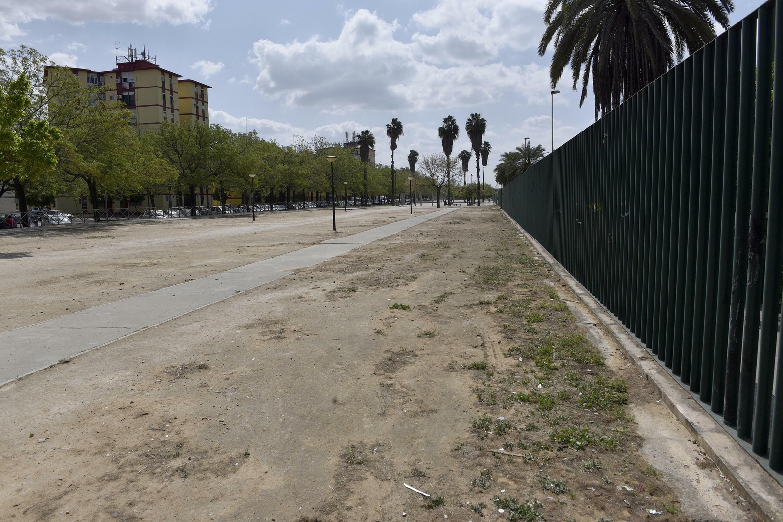 El mal estado de la Ronda del Tamarguillo, en imágenes