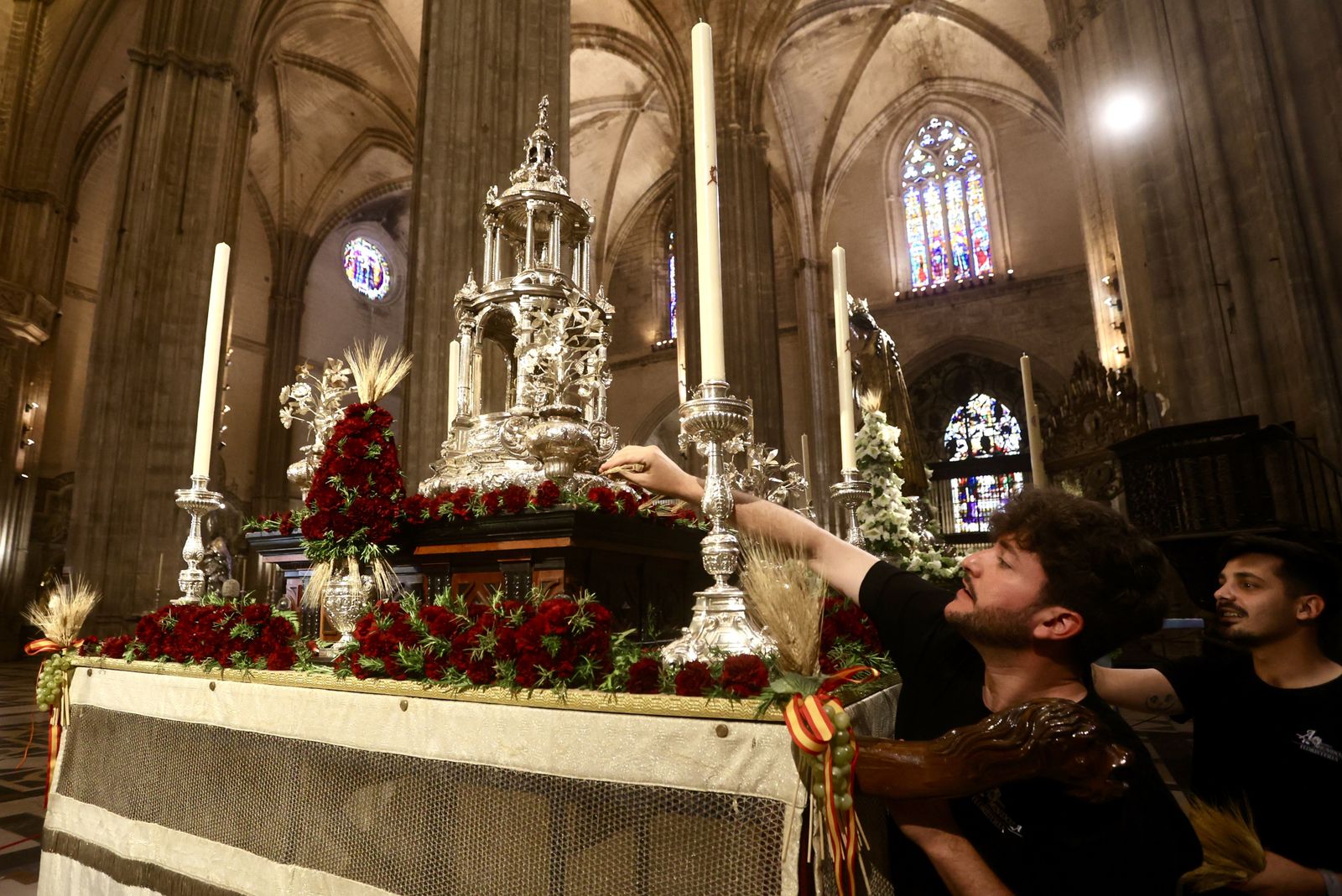 Preparativos del Corpus