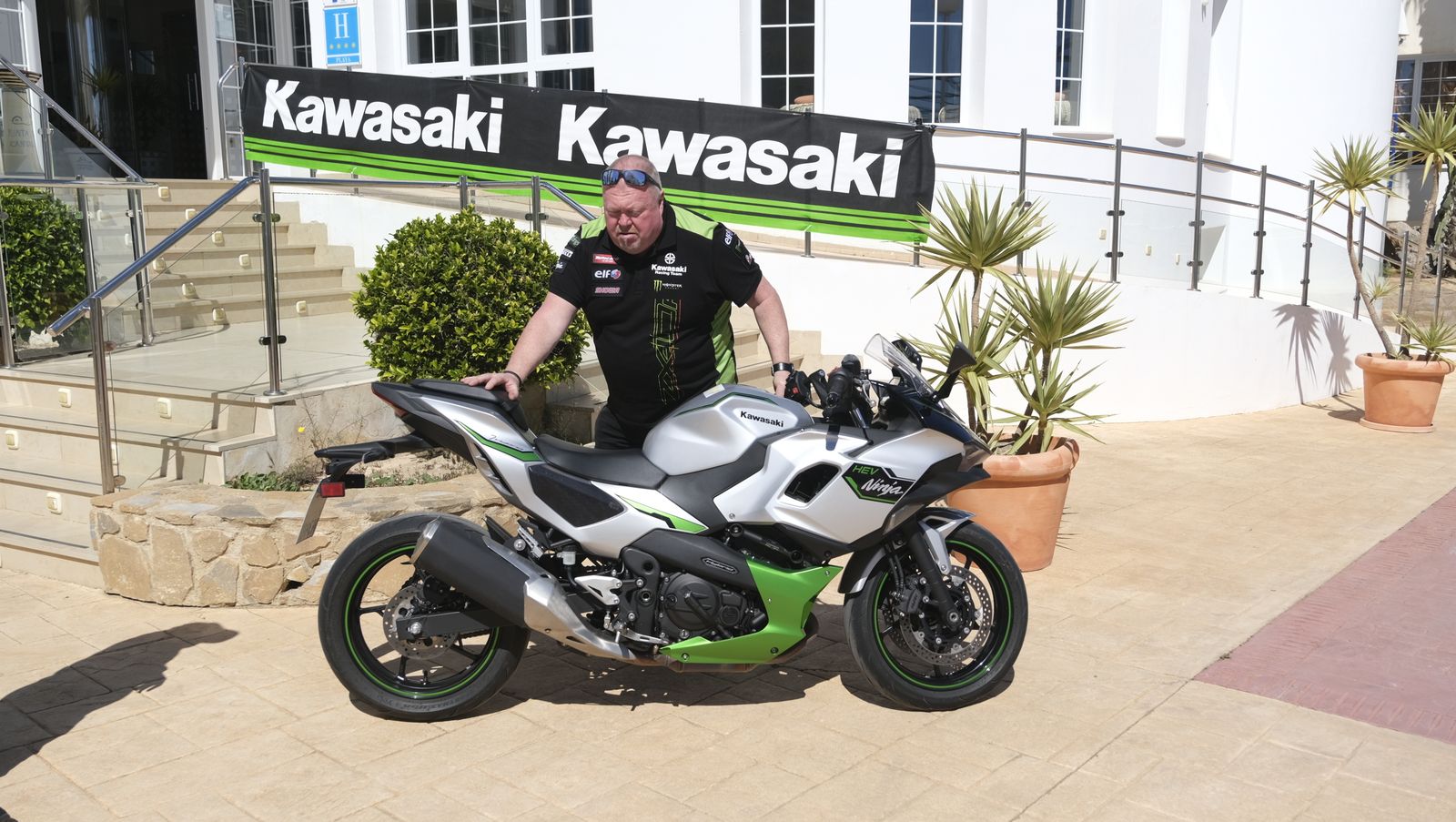 Las imágenes de las motos Kawasaki en Mojácar