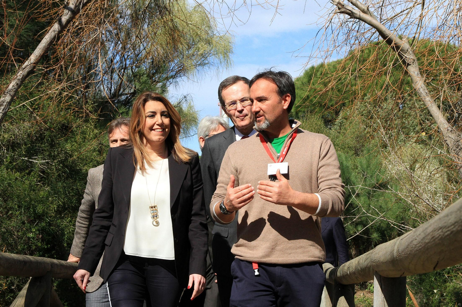 La presidenta de la Junta de Andalucía, Susana Díaz, y el consejero delegado de Cepsa, Pedro Miró, inauguran el proyecto 'Optimización de Aromáticos' de Cepsa, en imágenes