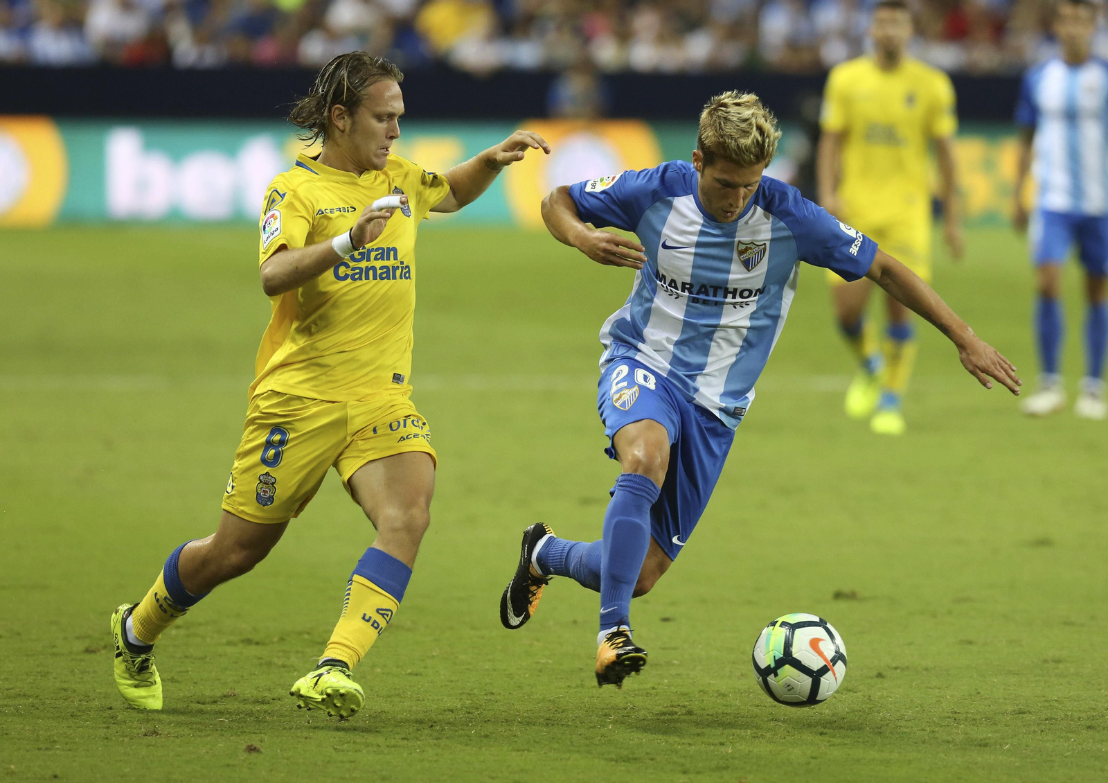 El Málaga CF-Las Palmas, en imágenes